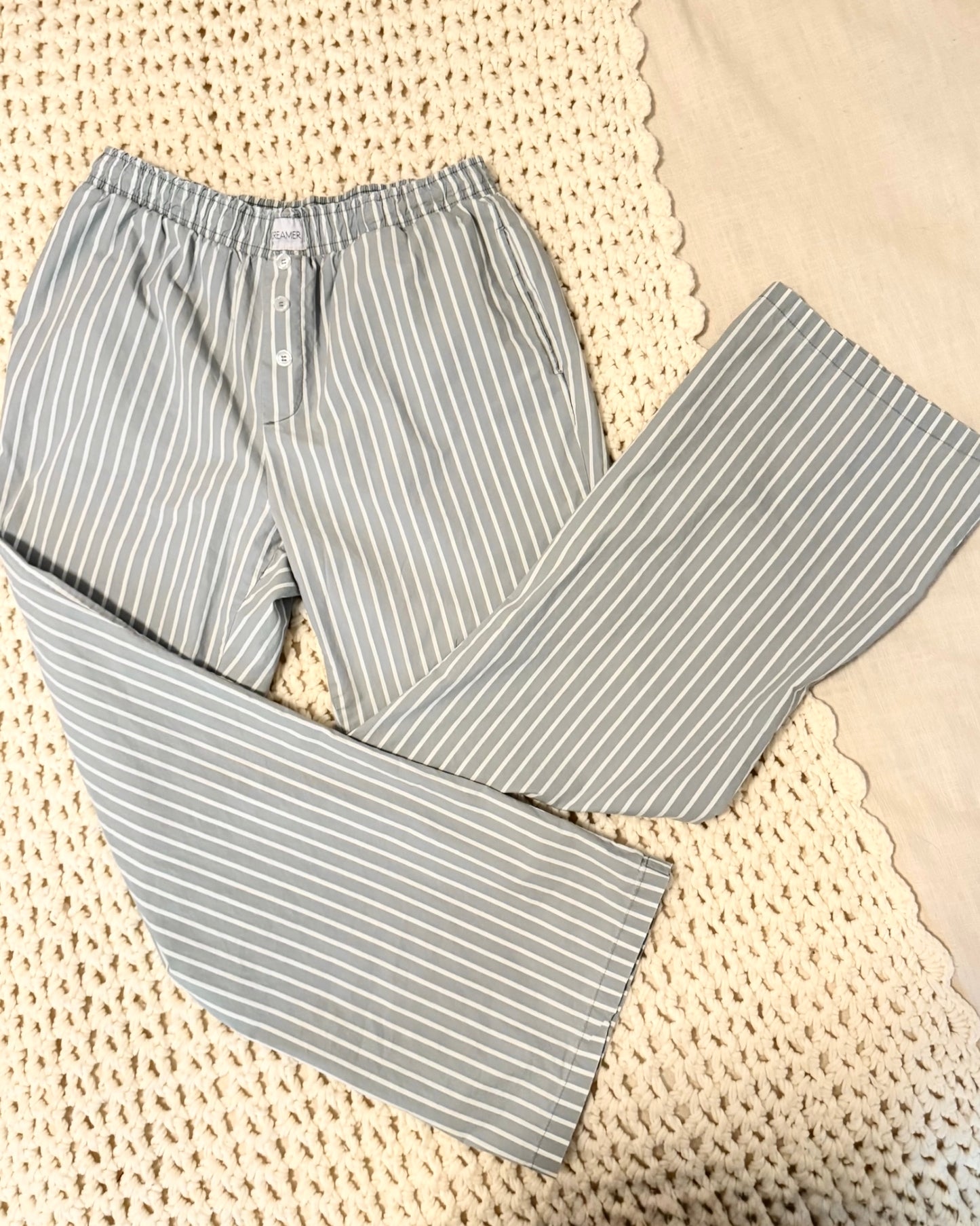Striped Boxer Lounge Pants (Medium)