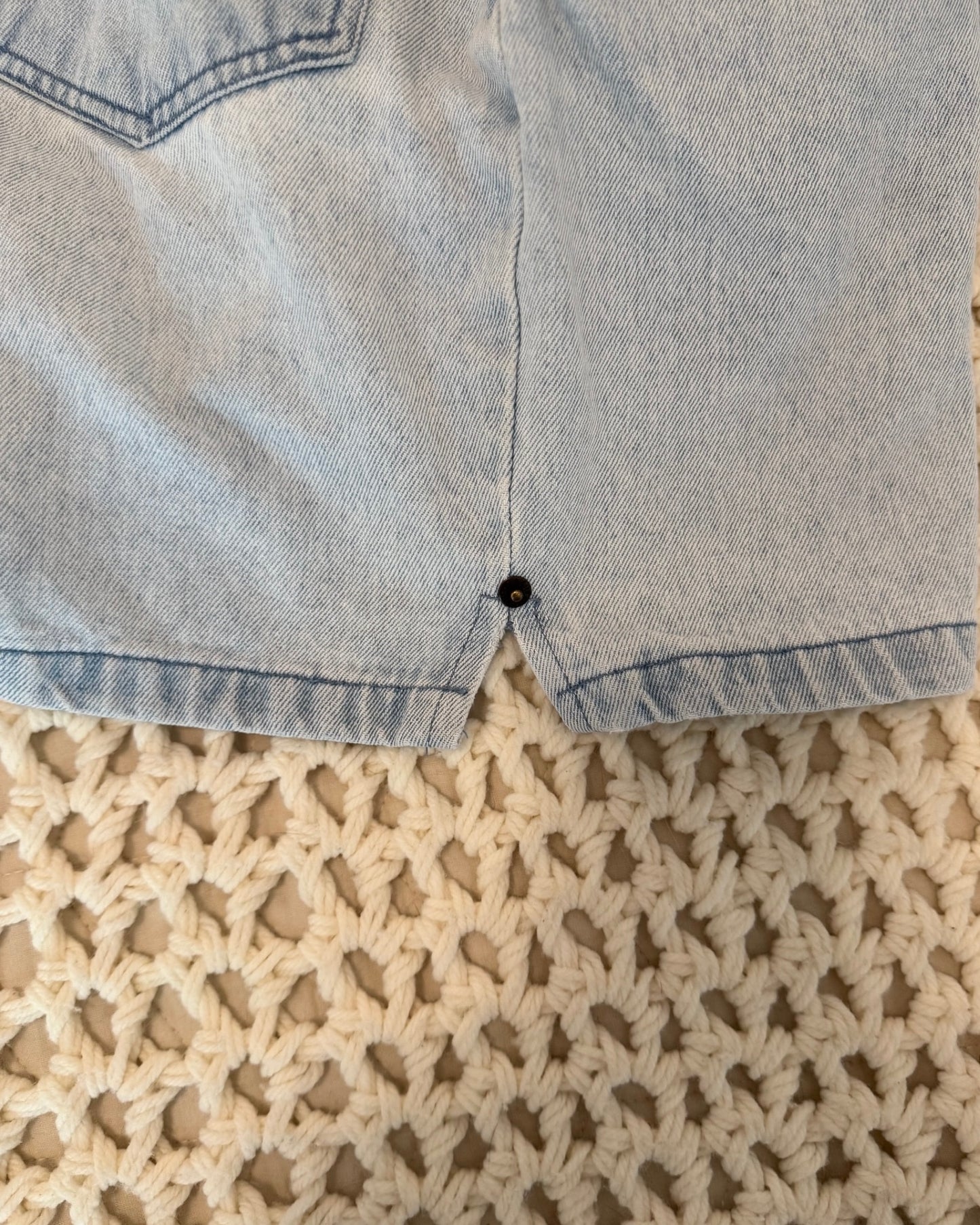 Vintage Gitano High-Waisted Demin Mom Shorts (25)