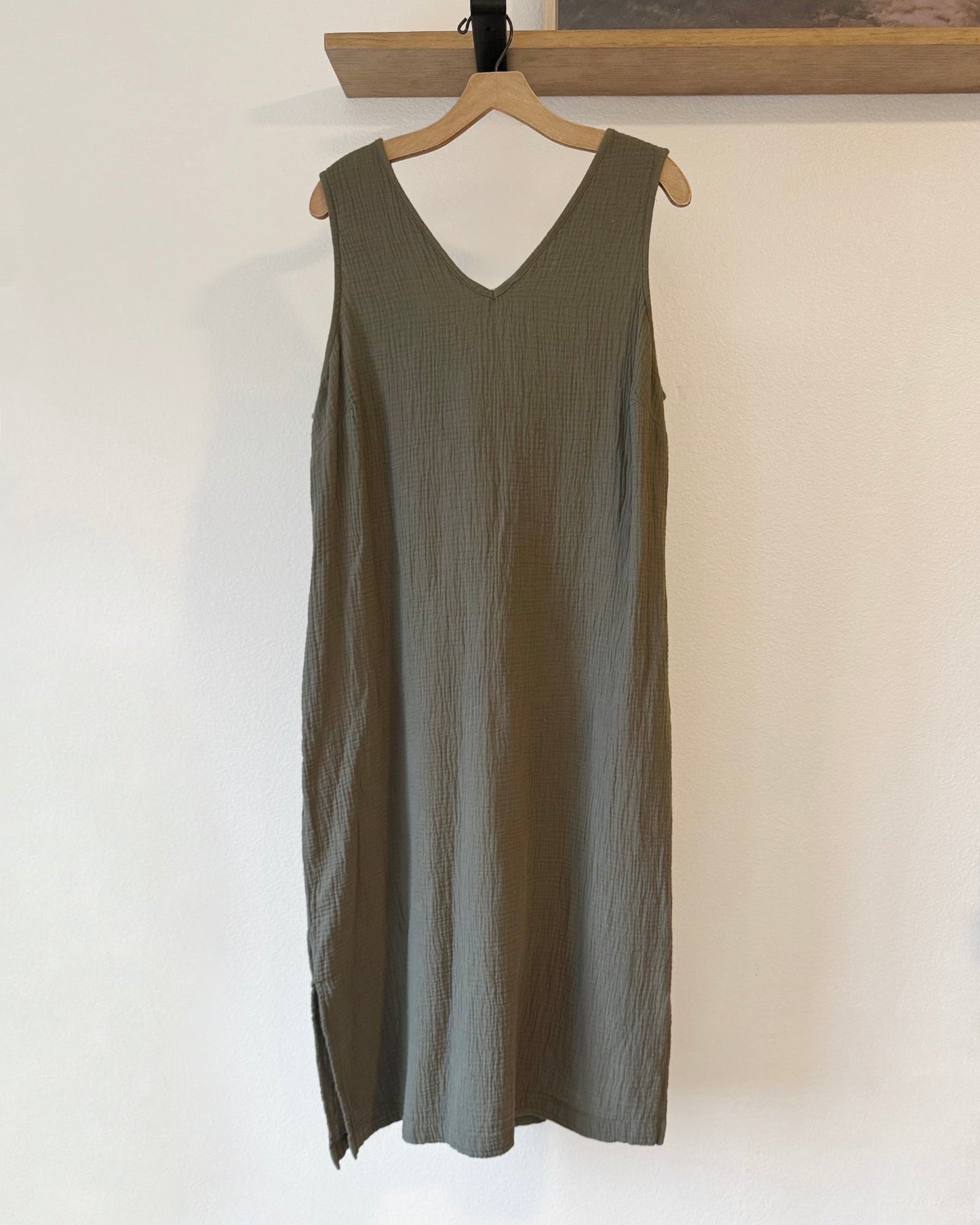 Cotton Gauze Maxi Dress (XL)