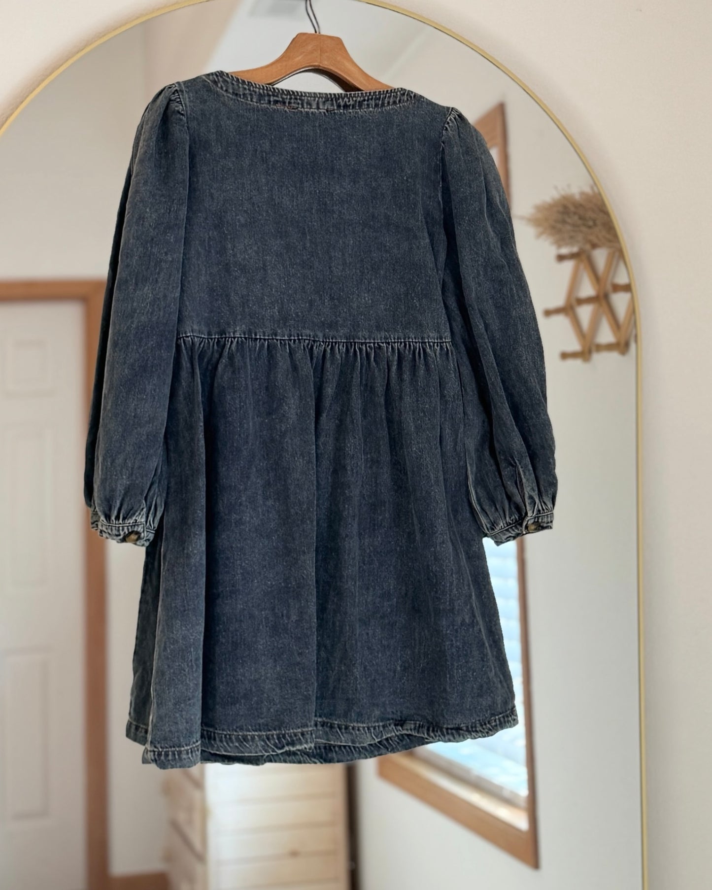 Washed-Denim Dress (M)