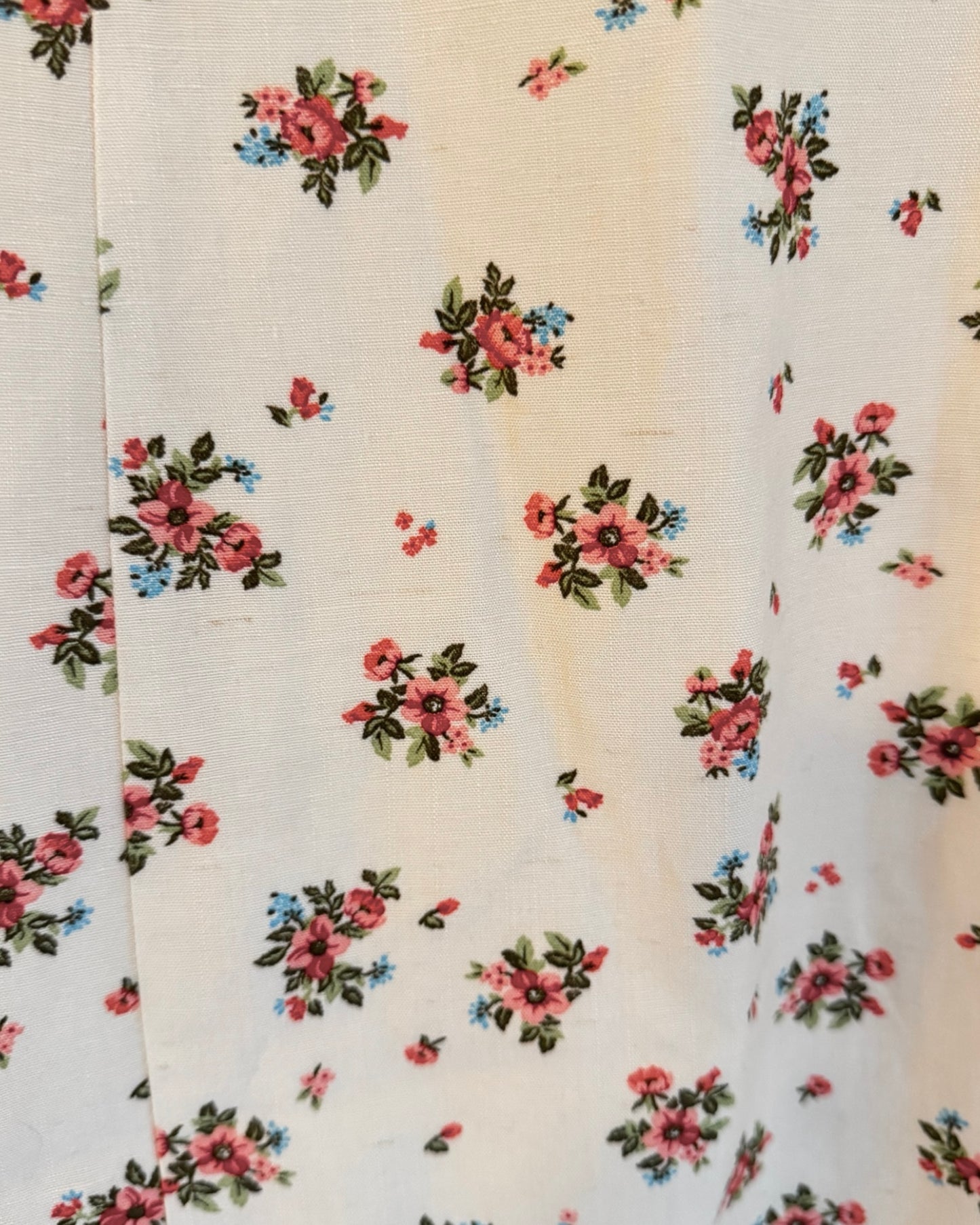 ZARA Floral Linen Blend Dress (XS)
