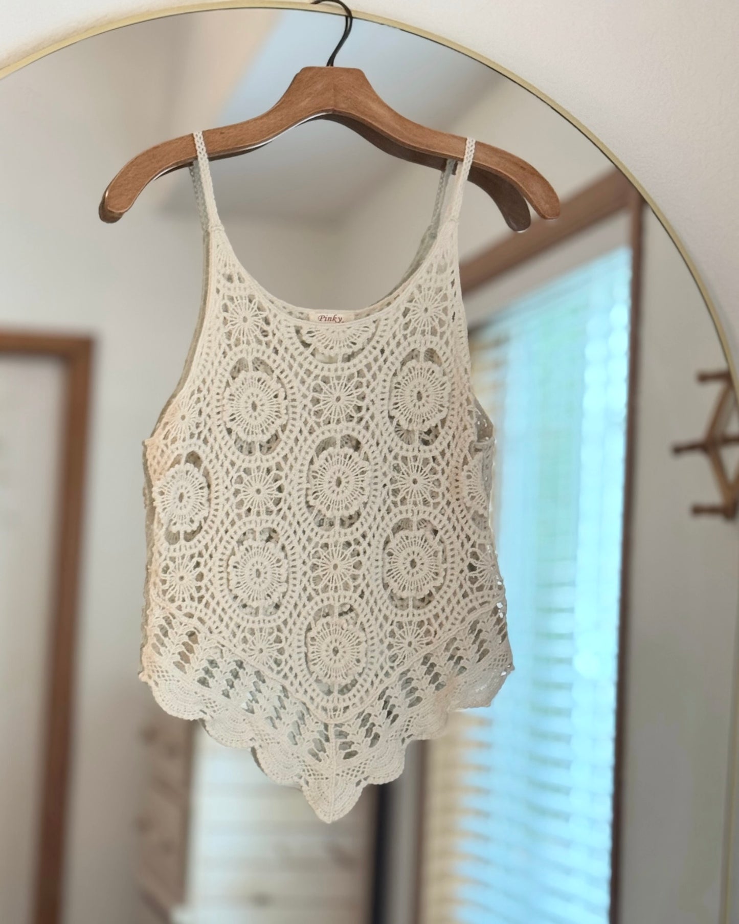 Crocheted Tank Top (M)