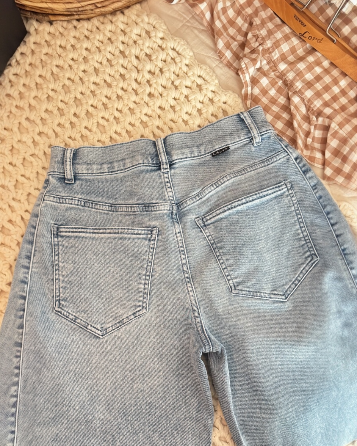 CALIA Denim Barrel Jeans (25R)