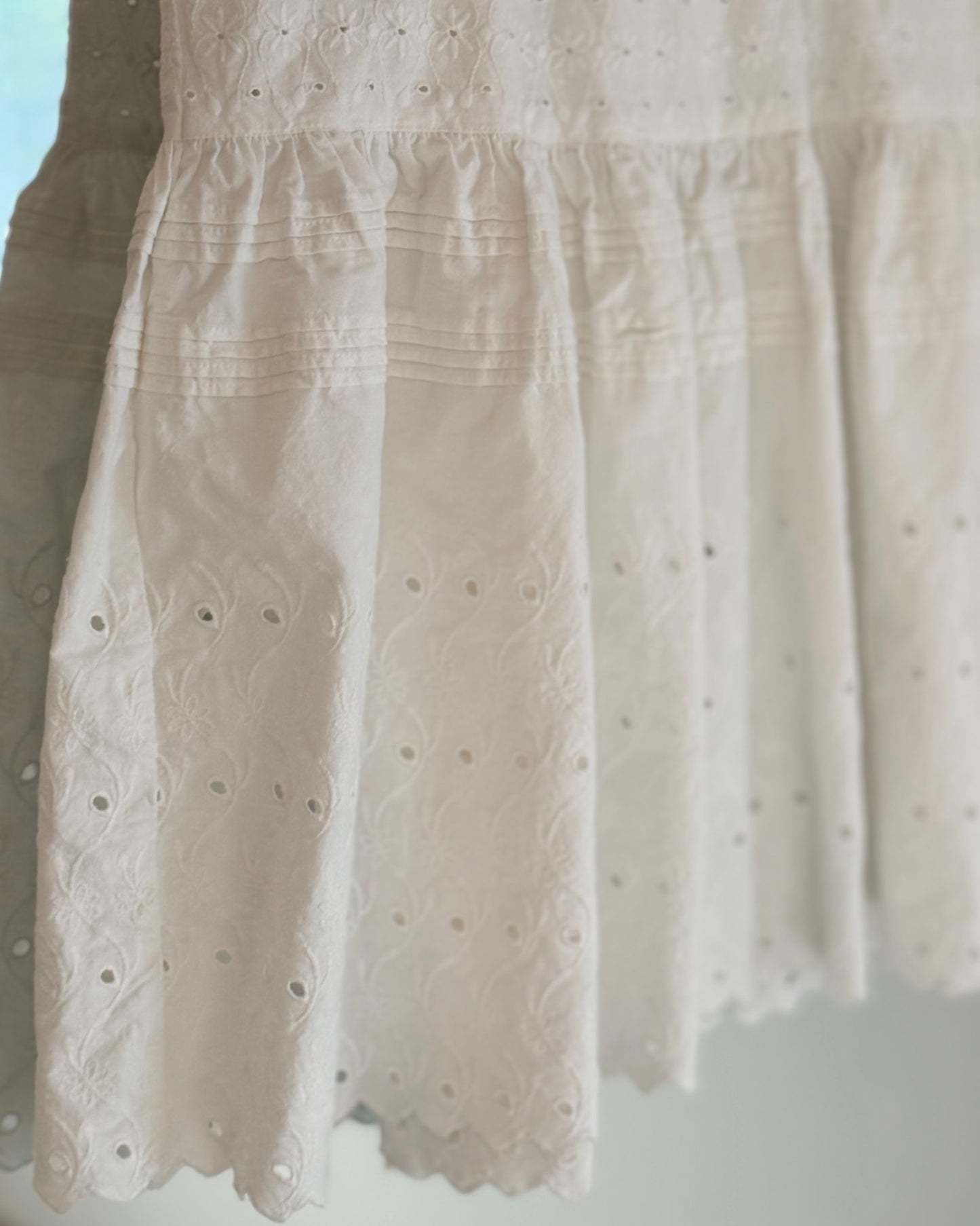 Anthropologie Eyelet Petticoat Skirt (XS-S/M)