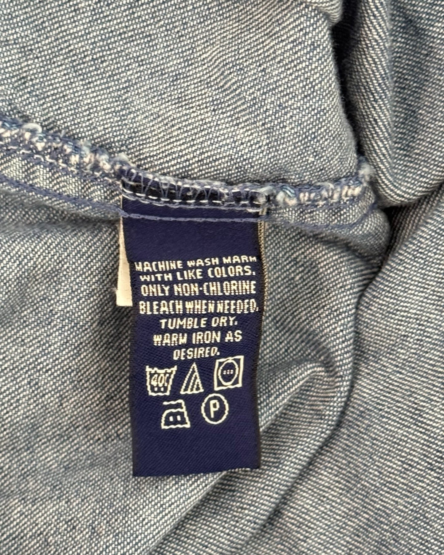 Vintage 90s Eddie Bauer Denim Jumper | Shift Dress (M)