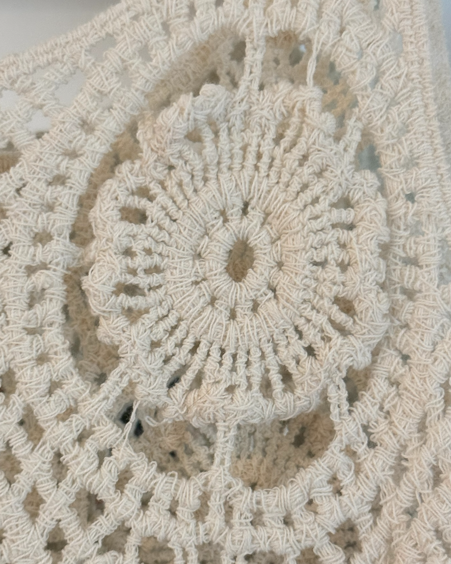Crocheted Tank Top (M)
