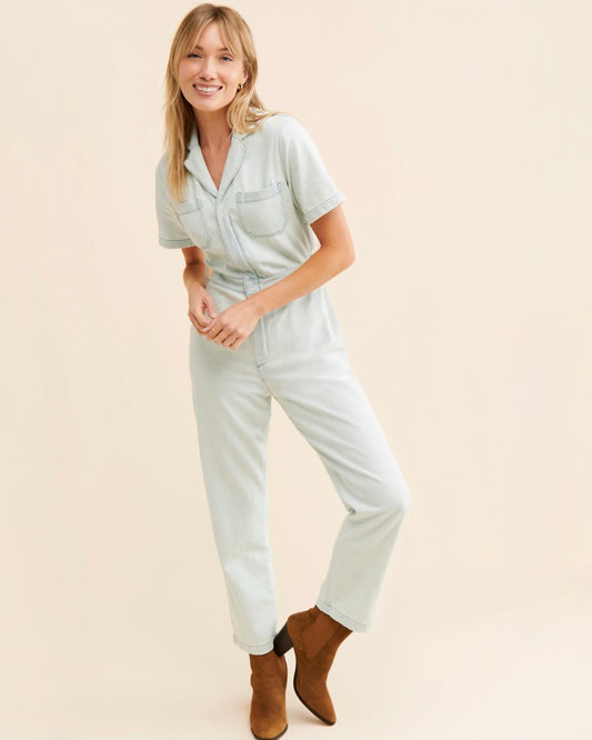Organic Cotton Boyish “The Jesse” Jumpsuit (S)