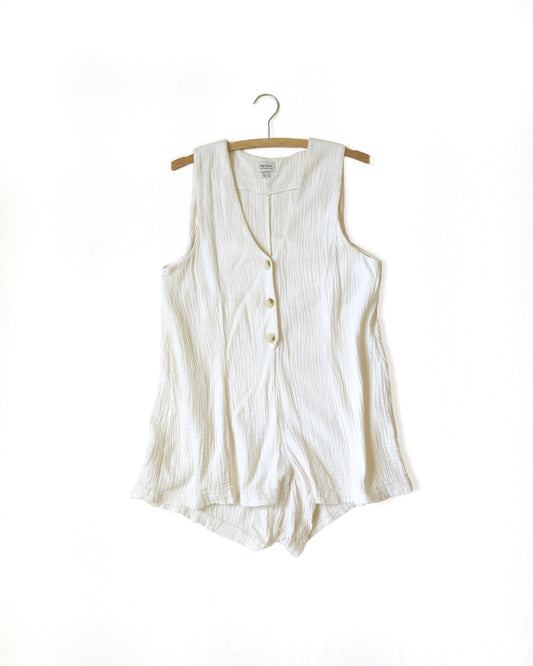 Cotton Gauze Romper (S)