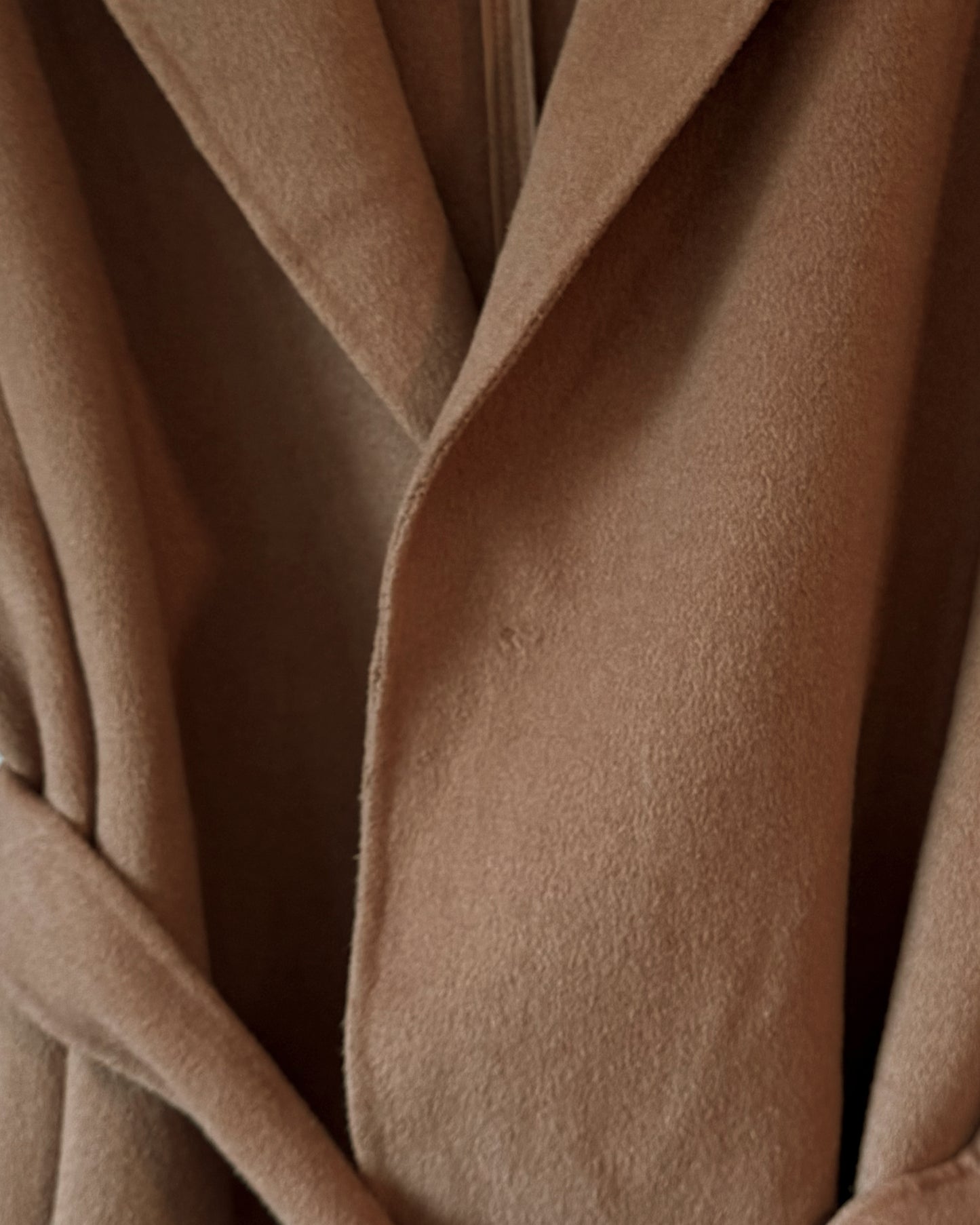 Soft Wool Wrap Coat (L)