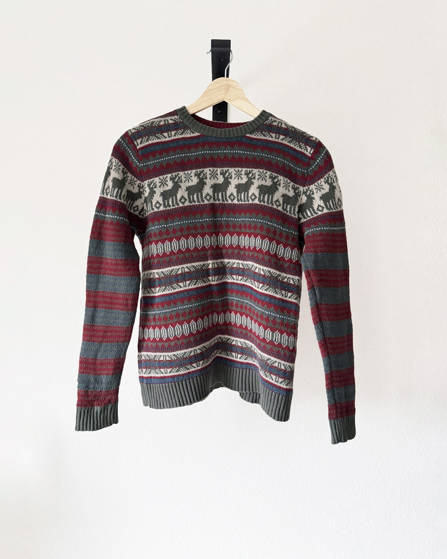 Hanna Andersson Reindeer Christmas Sweater (XS)