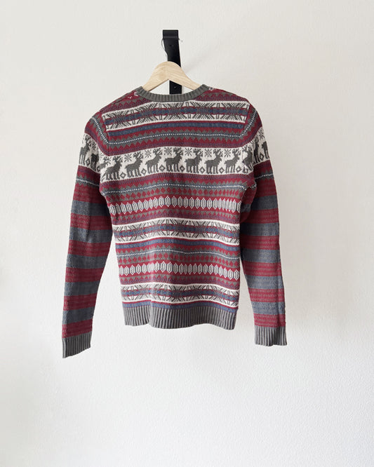 Hanna Andersson Reindeer Christmas Sweater (XS)