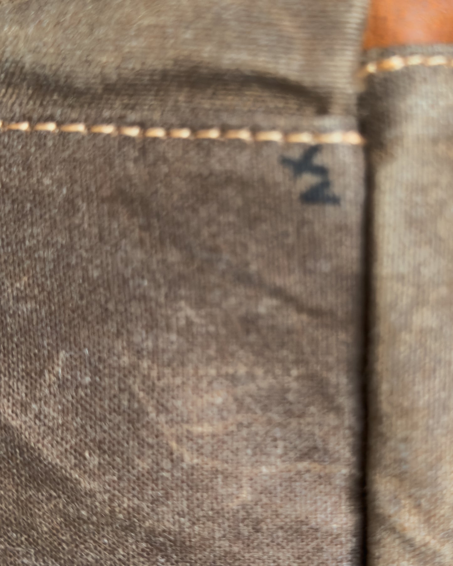 Waxed Canvas Leather Messenger Bag (15" x 12" x 4")