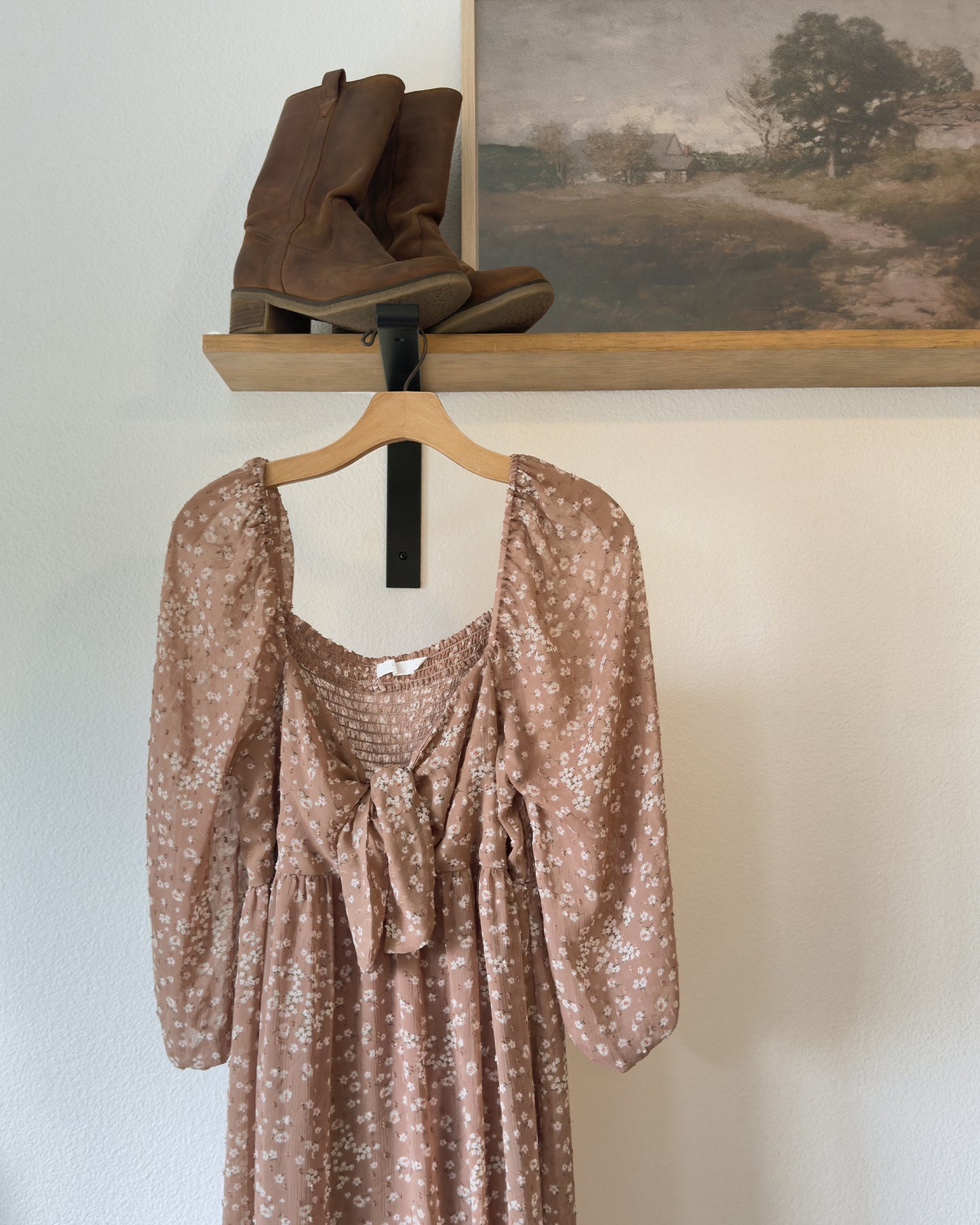 Tiered Floral Dress (M/L)