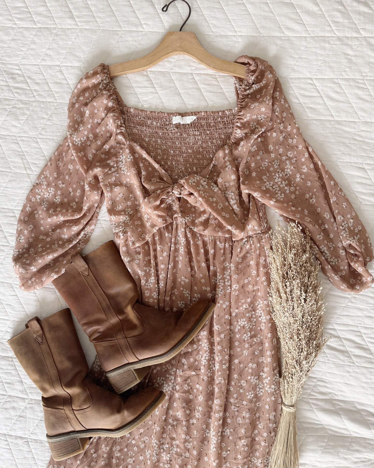 Tiered Floral Dress (M/L)