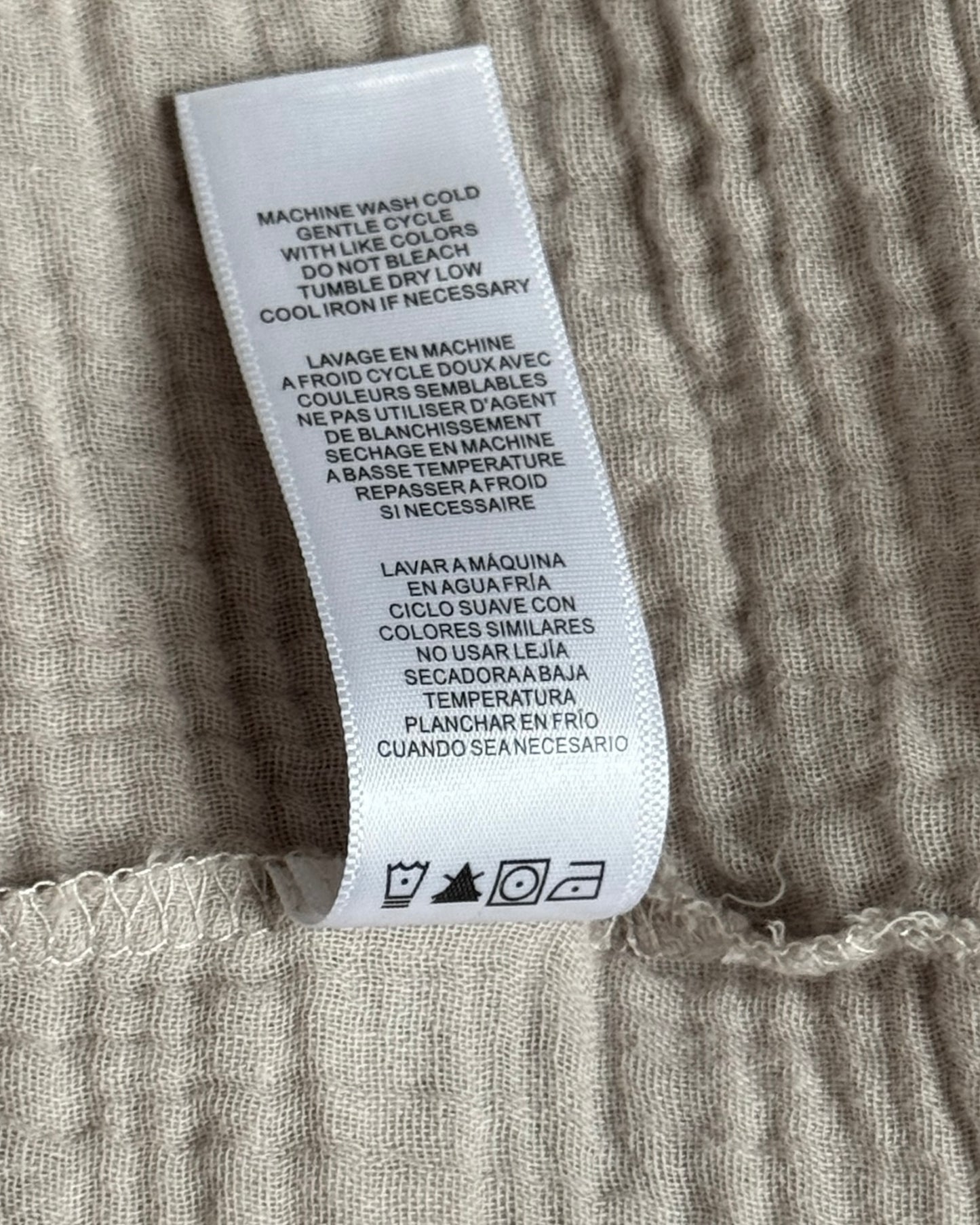 Gauze Button Top (M)