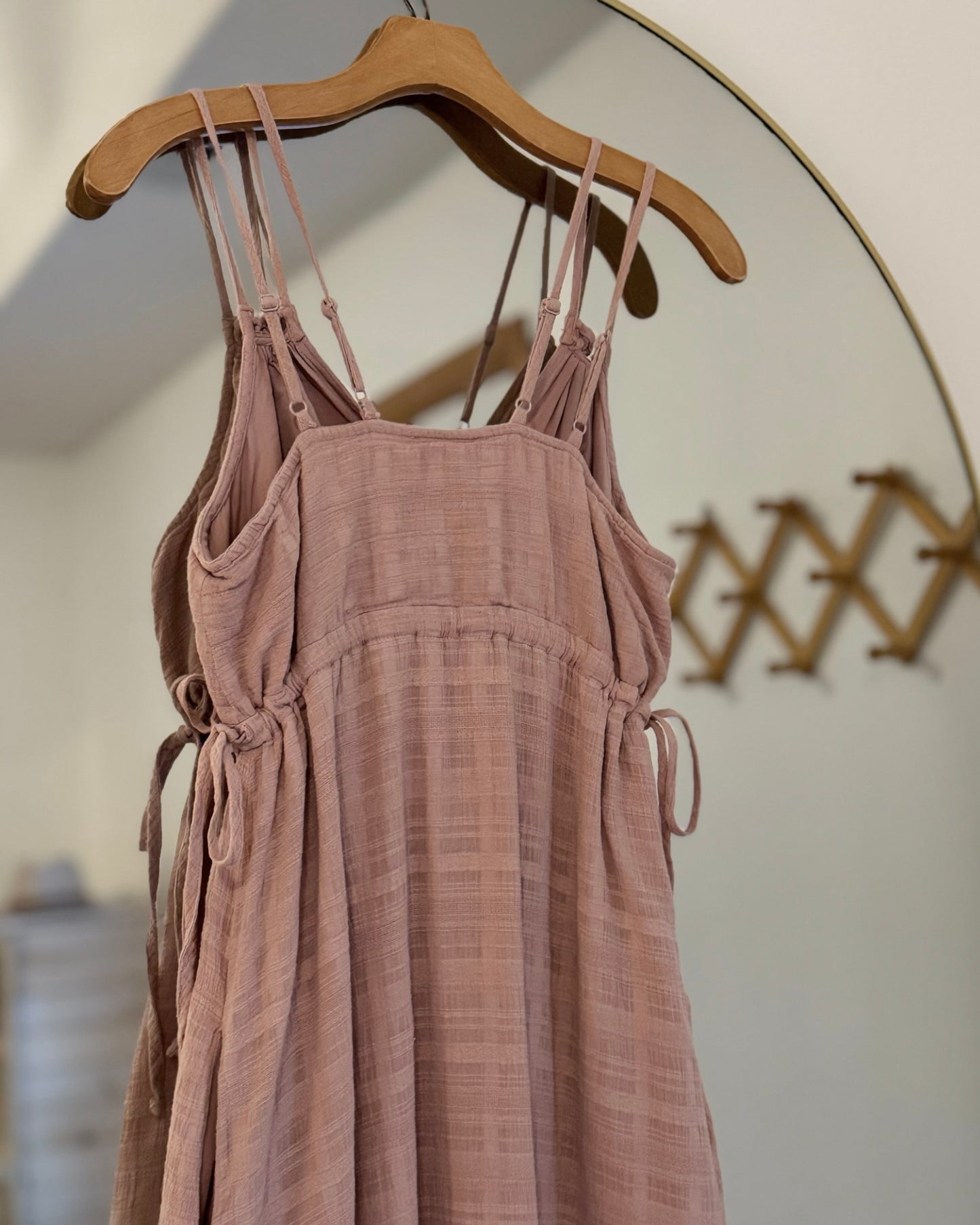 Stappy Button Midi Dress (S)