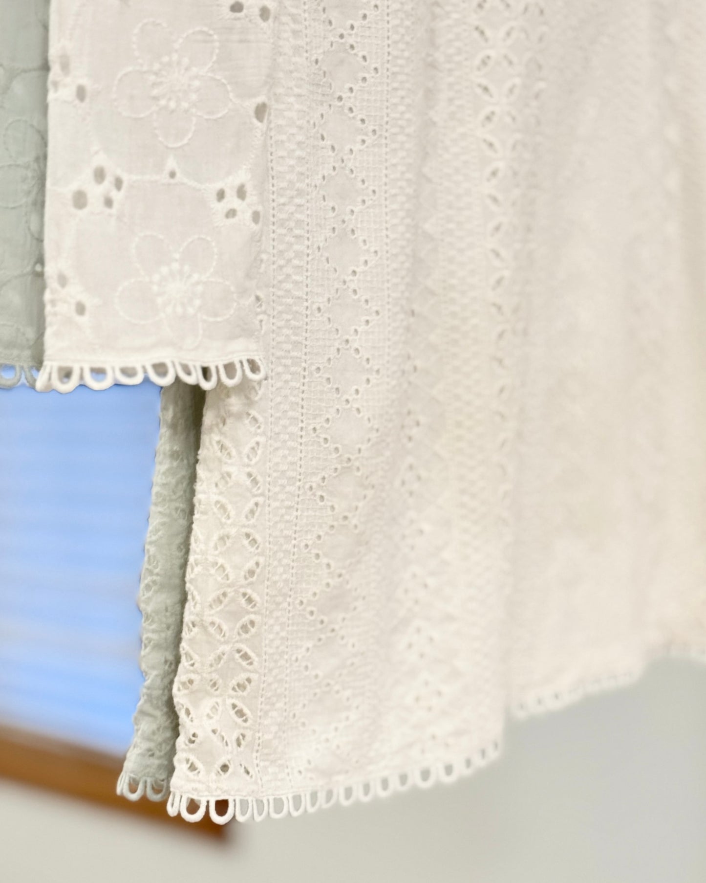 Eyelet Lace Mini Dress (S)