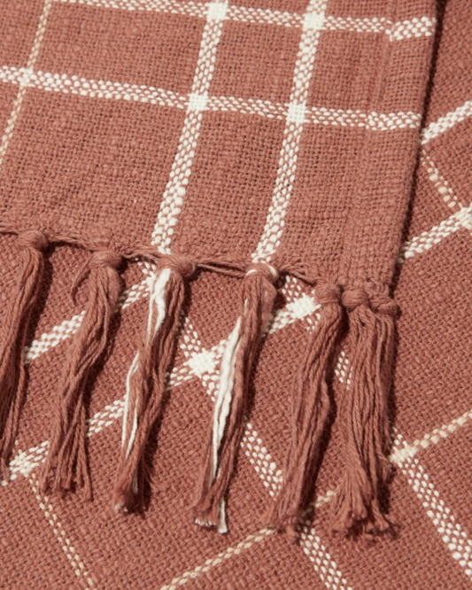 Woven Cotton Throw (60” X 50”)