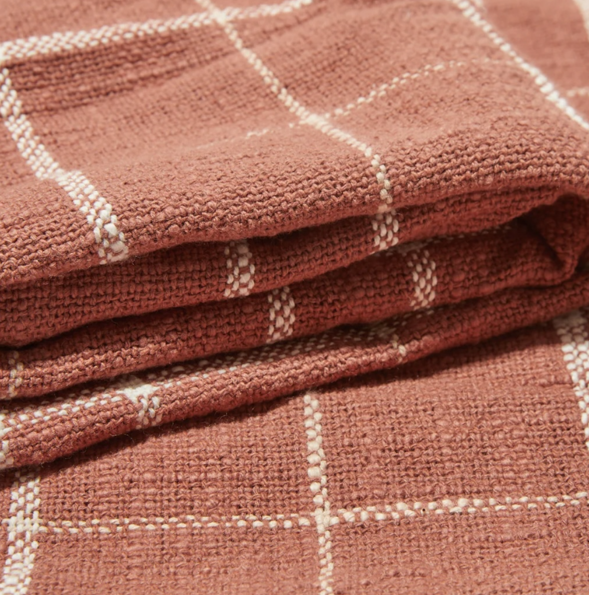 Woven Cotton Throw (60” X 50”)