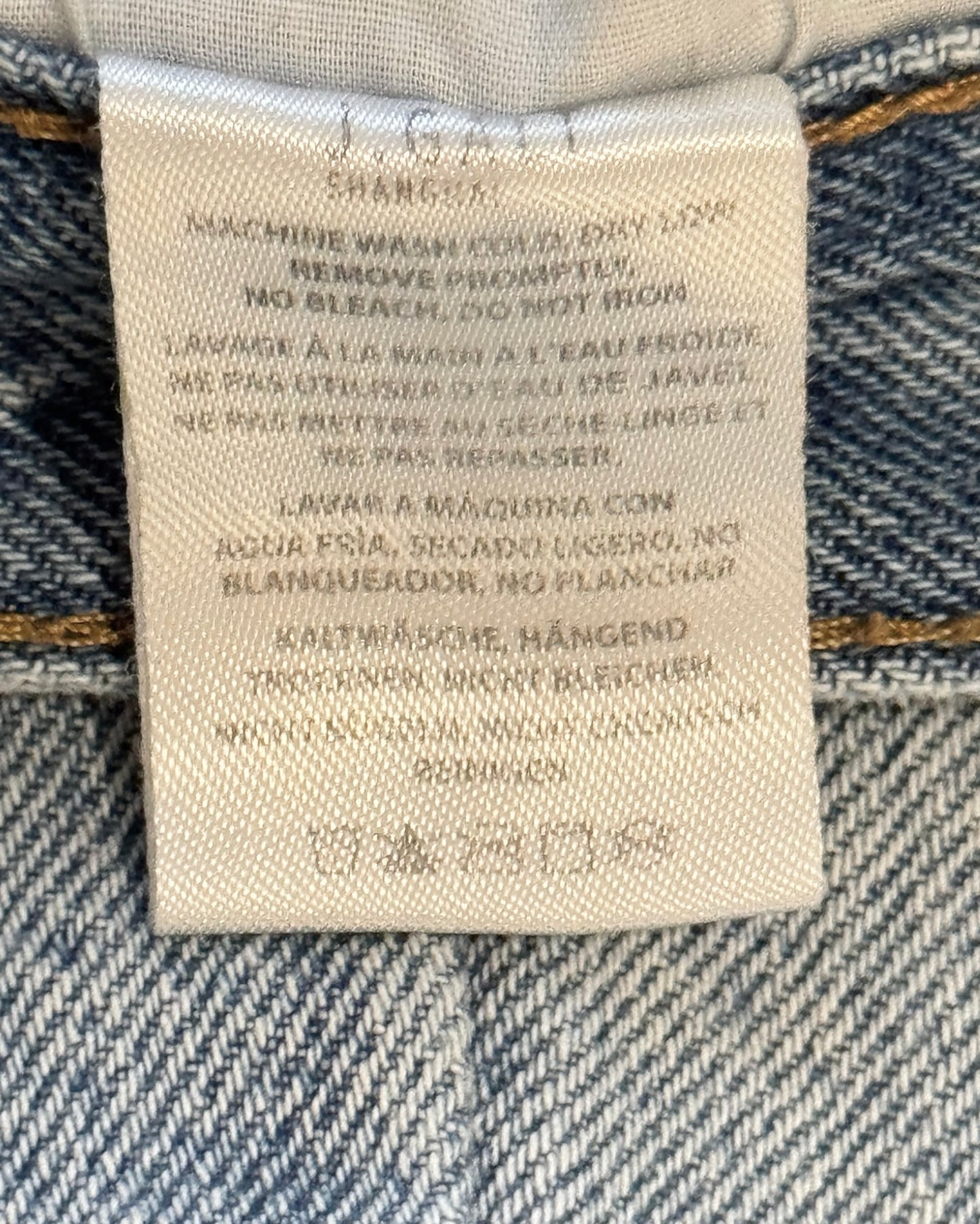 Vintage Inspired High-Rise Denim Jeans (XS/S)