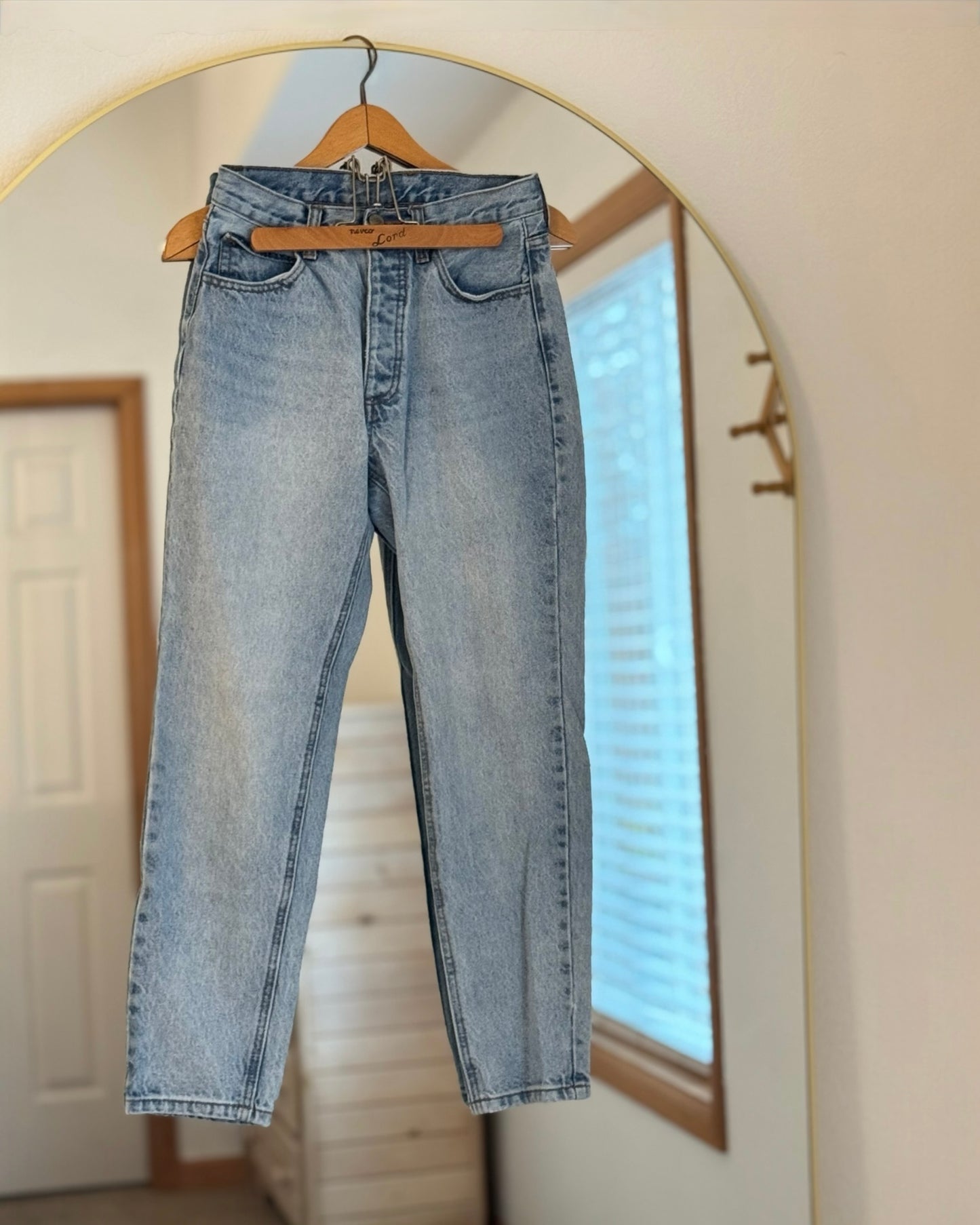 Vintage Inspired High-Rise Denim Jeans (XS/S)