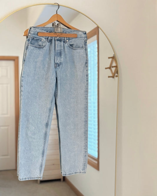 Everlane Organic Cotton High-Rise Straight Jeans (28)