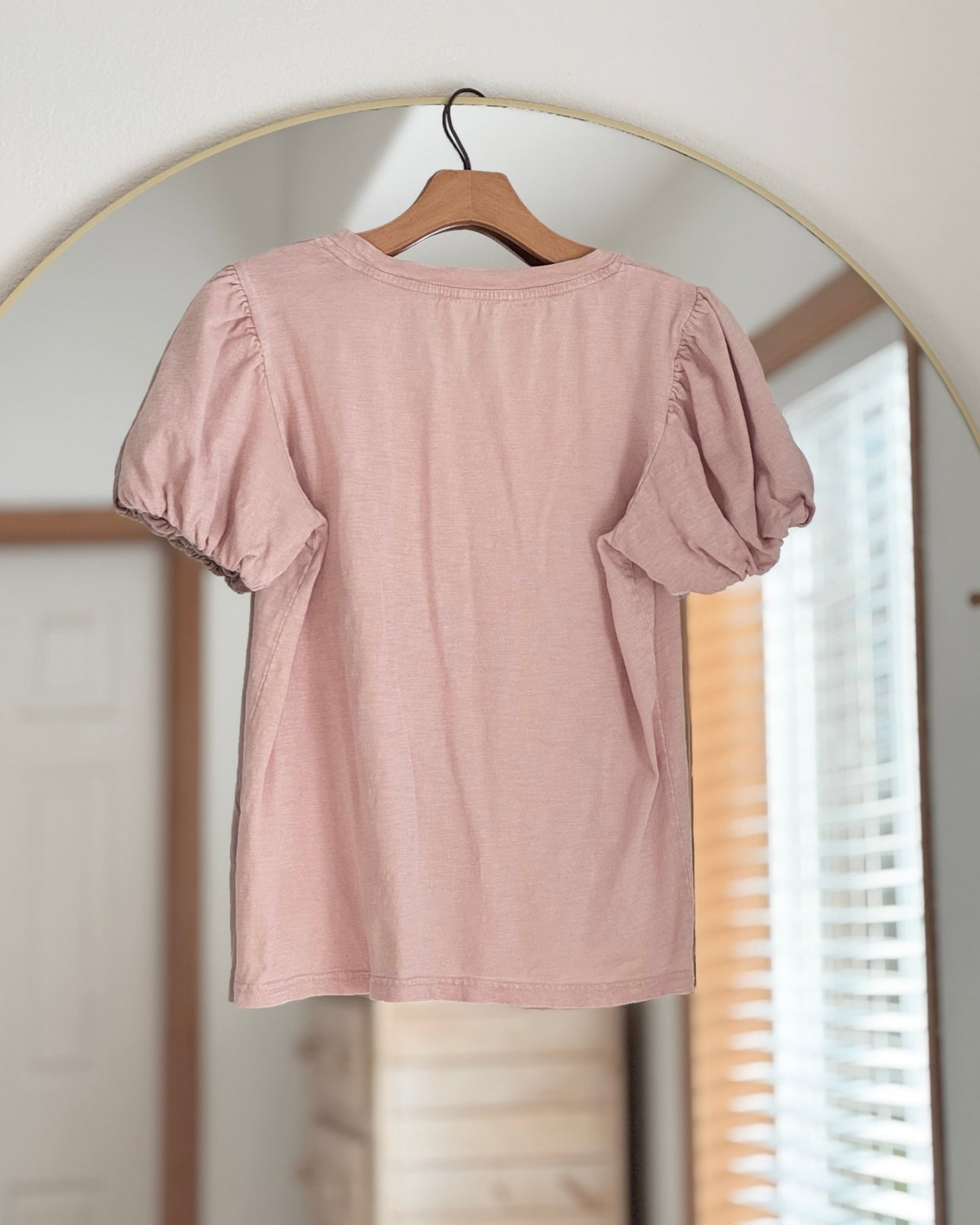 Puff Sleeve Cotton Top (M)
