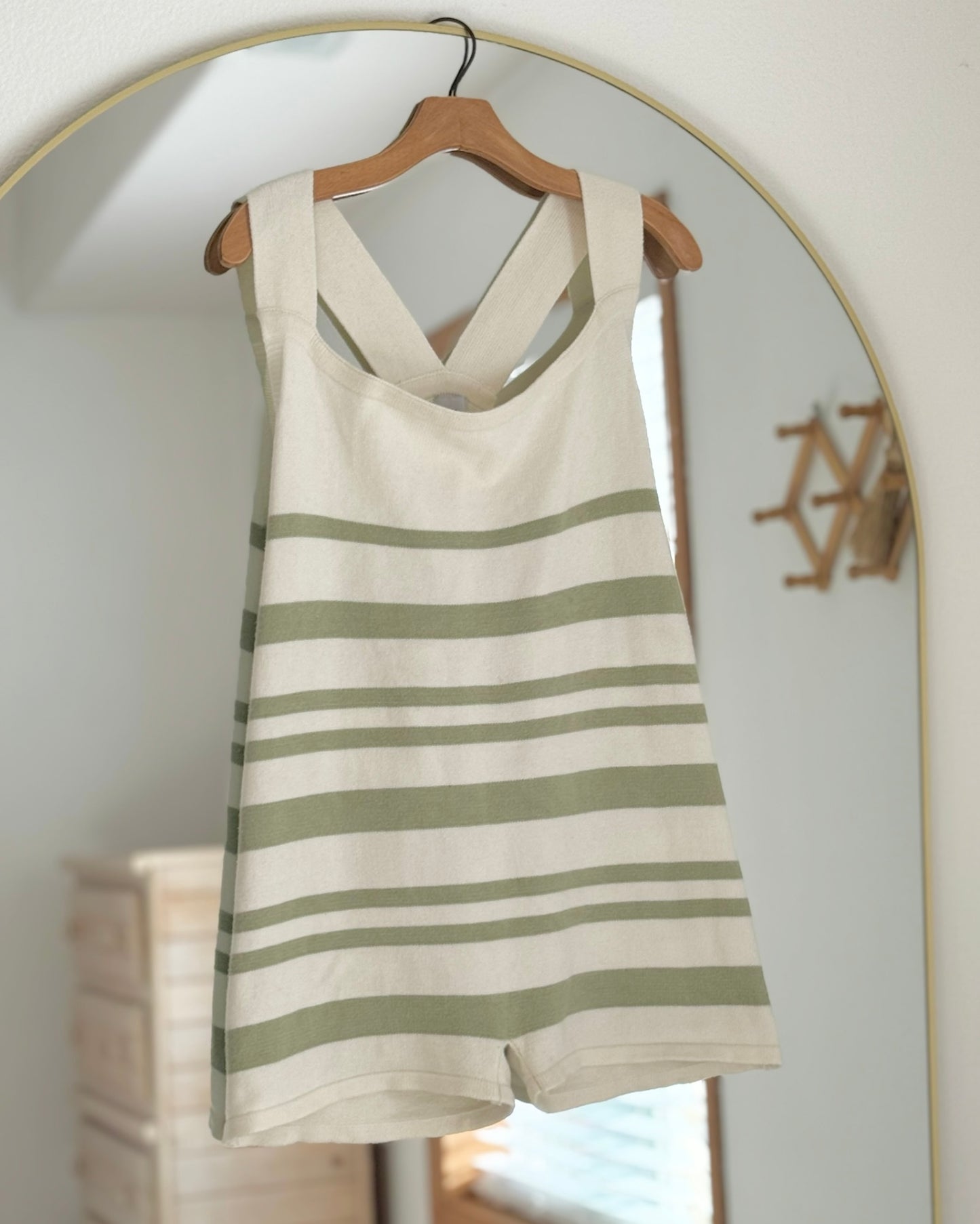 Striped Sweater Romper (S)