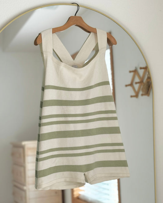 Striped Sweater Romper (S)