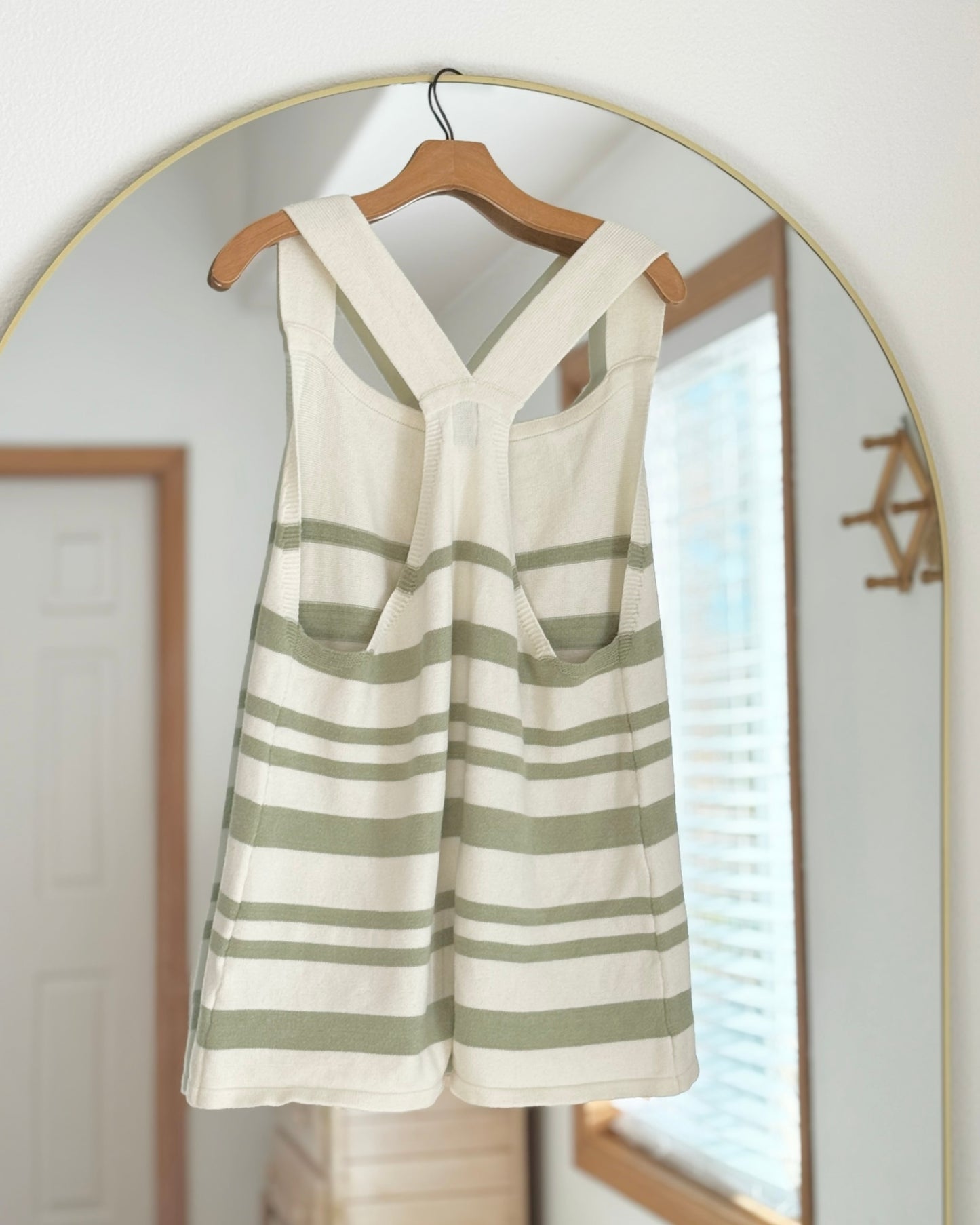 Striped Sweater Romper (S)