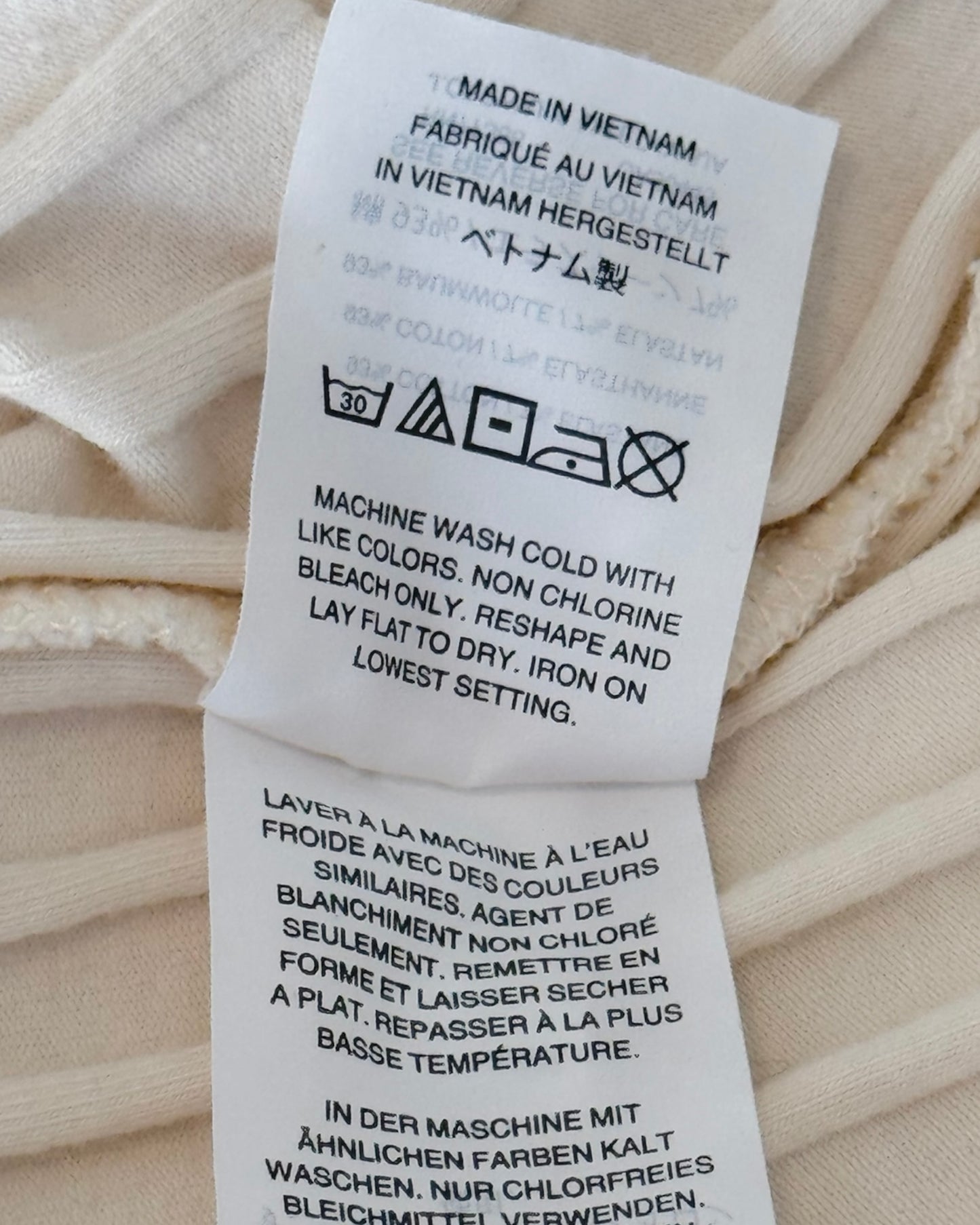 Madewell Long-Sleeve Ribbed Lettuce Hem Turtleneck (S)