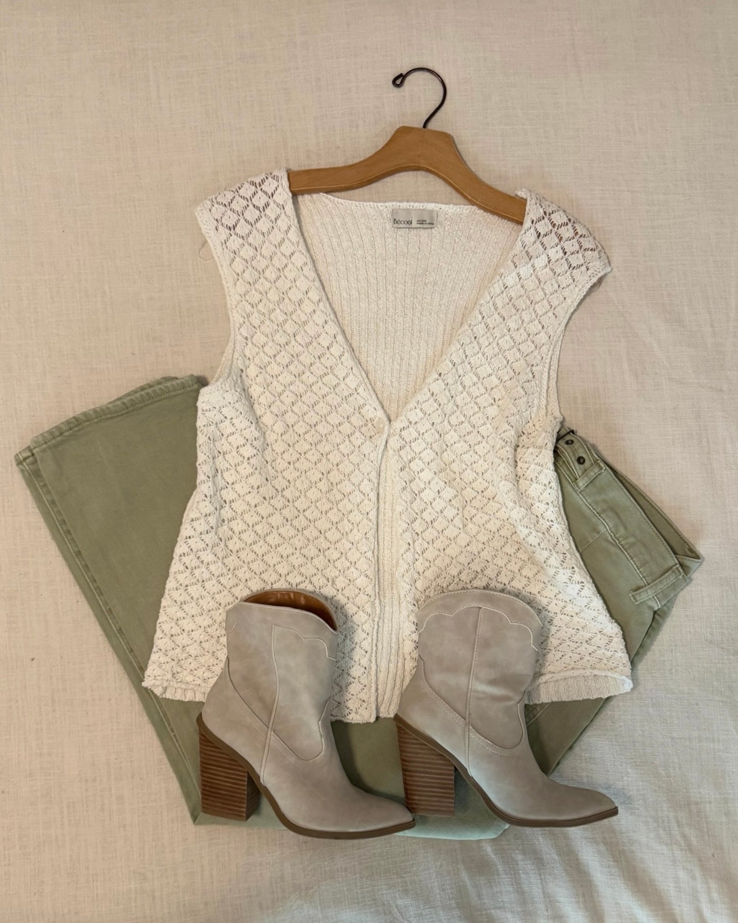 Crocheted Vest (S-L)