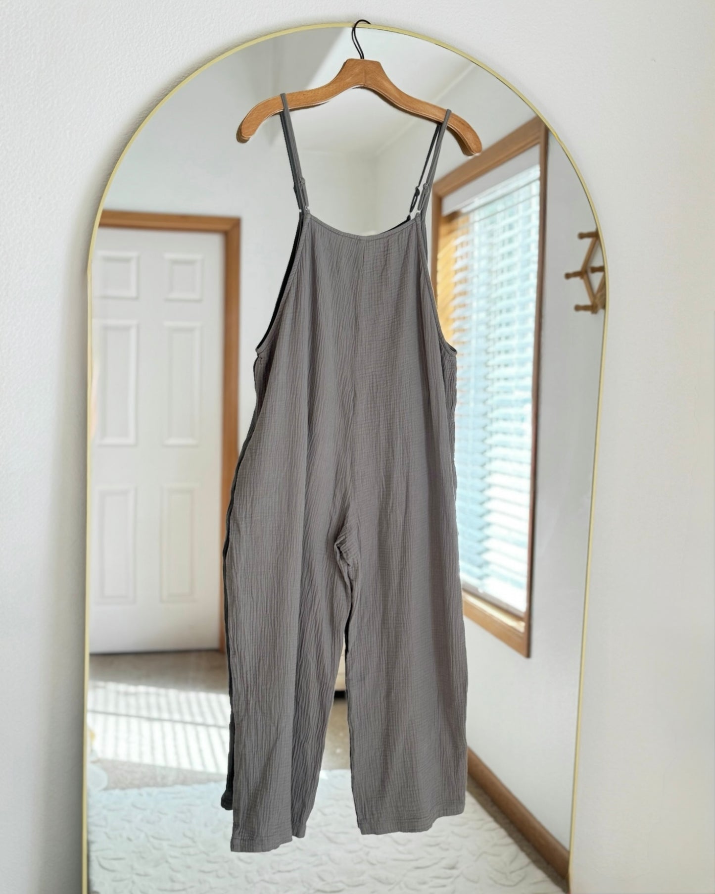 Gauze Relaxed Fit Jumpsuit (M)