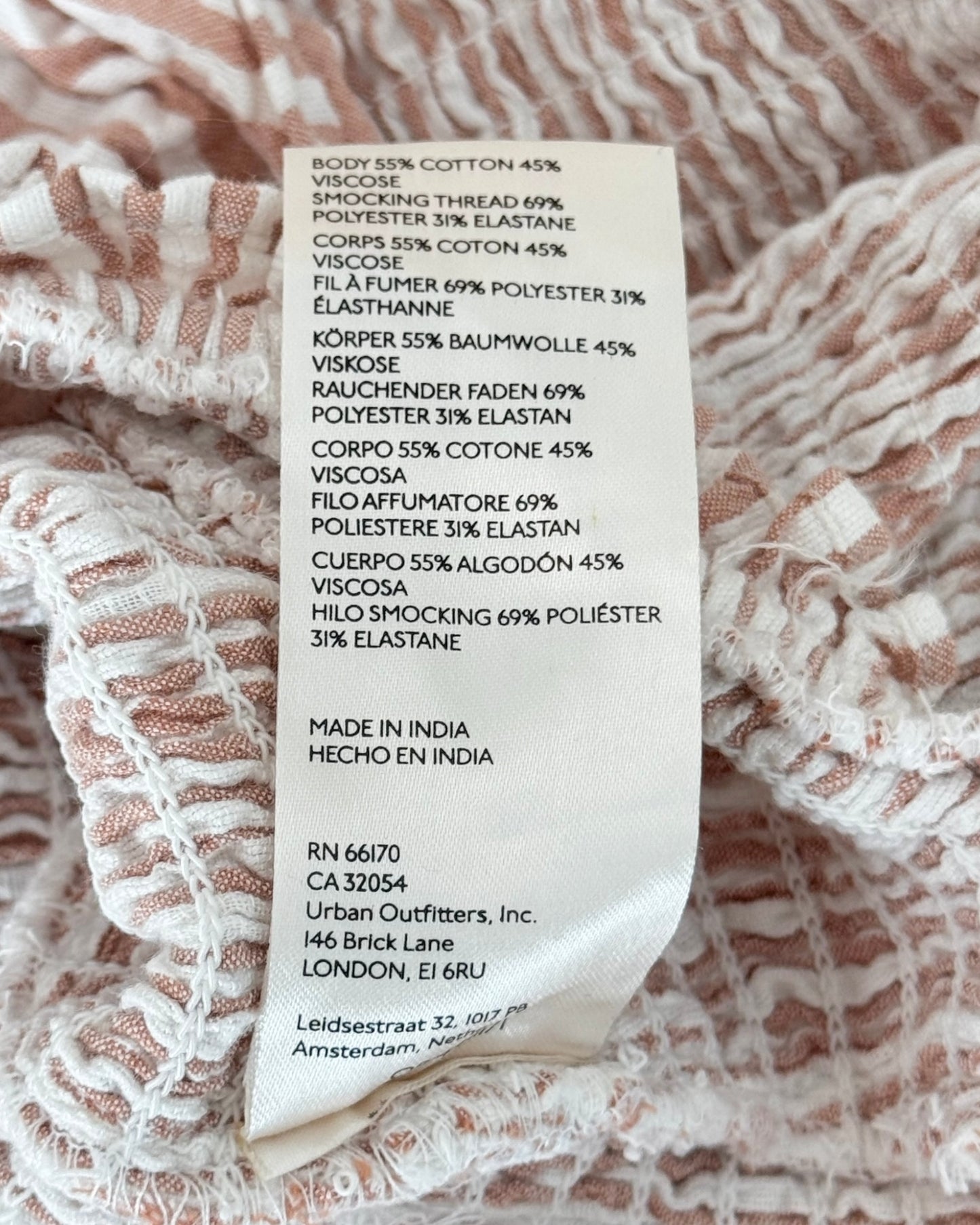 Anthropologie Ruffled Smocked Blouse (M)