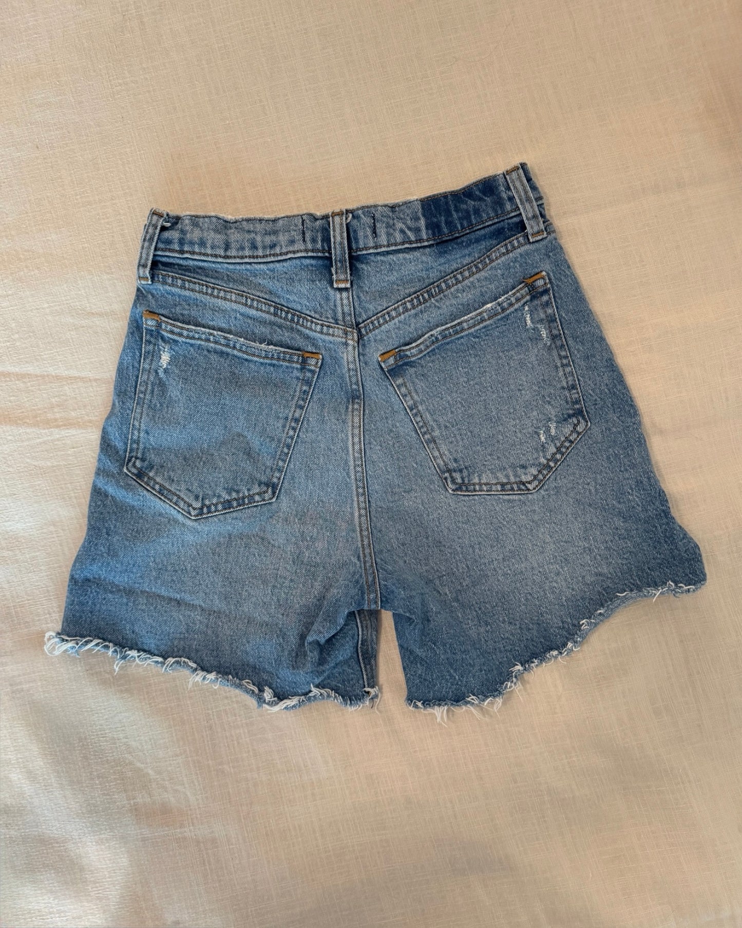 Abercrombie & Fitch Dad High Rise Jean Shorts (24)