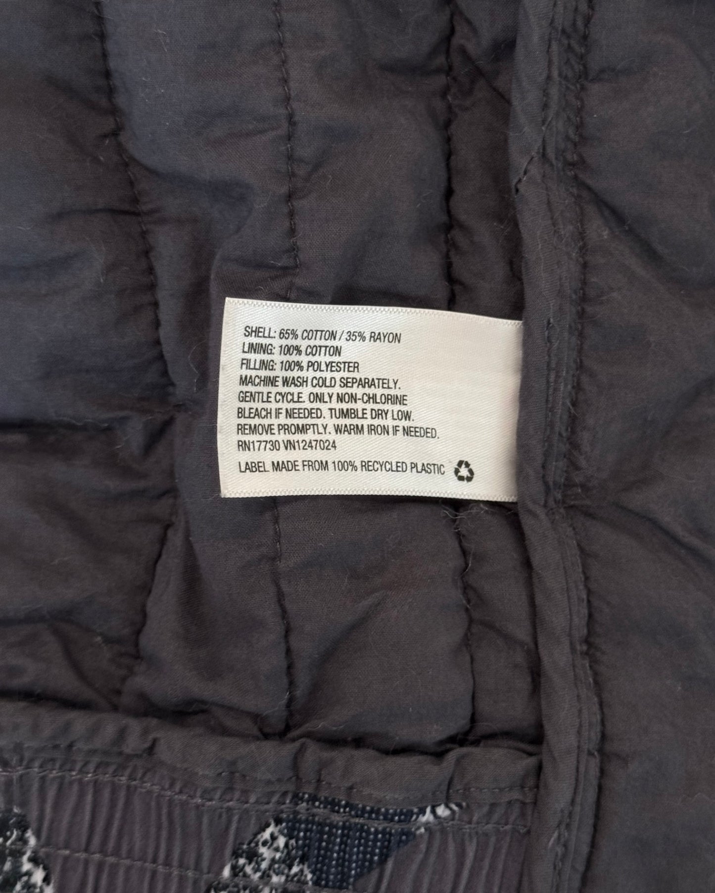 Patchwork Quilted Coat (M)