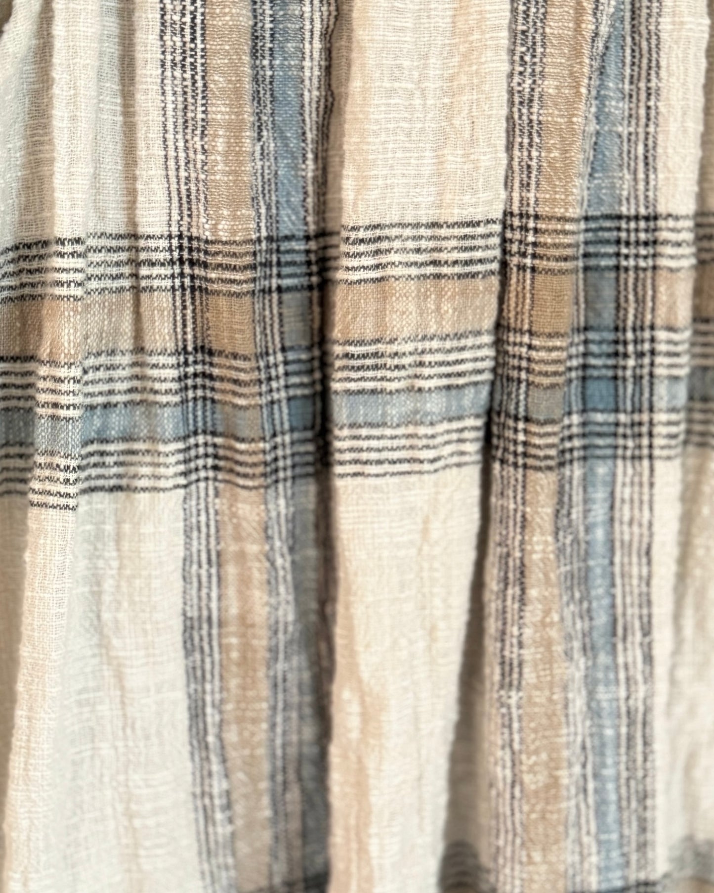 Lovestitch Textured Cotton Midi Dress (S)