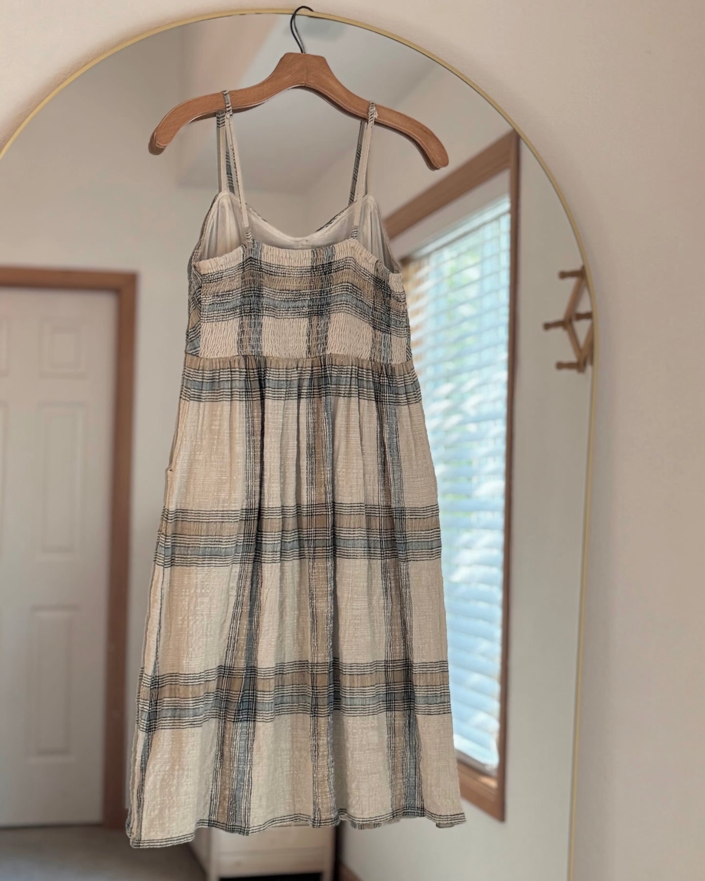 Lovestitch Textured Cotton Midi Dress (S)