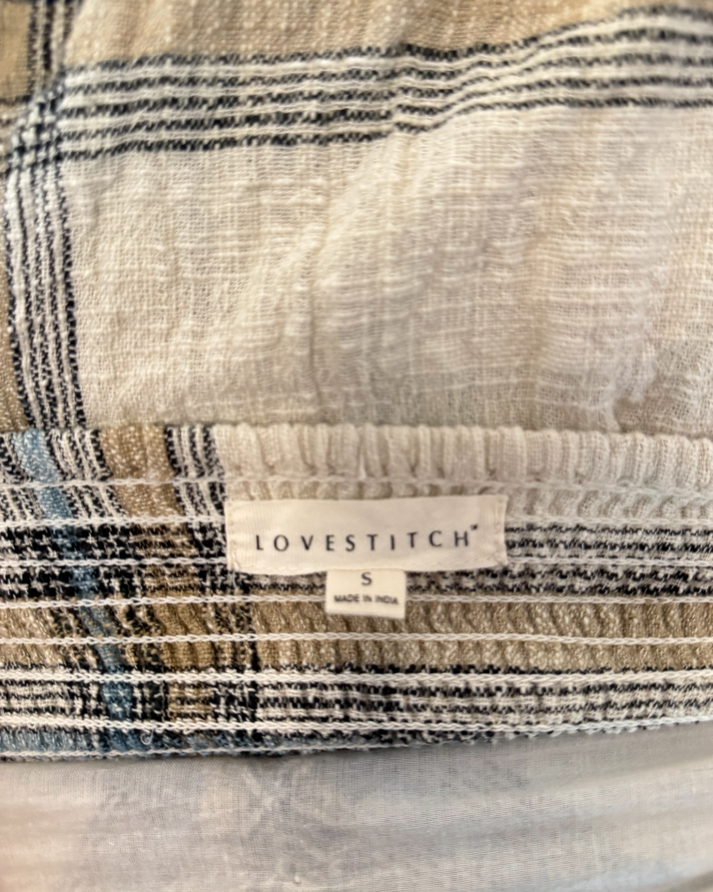 Lovestitch Textured Cotton Midi Dress (S)