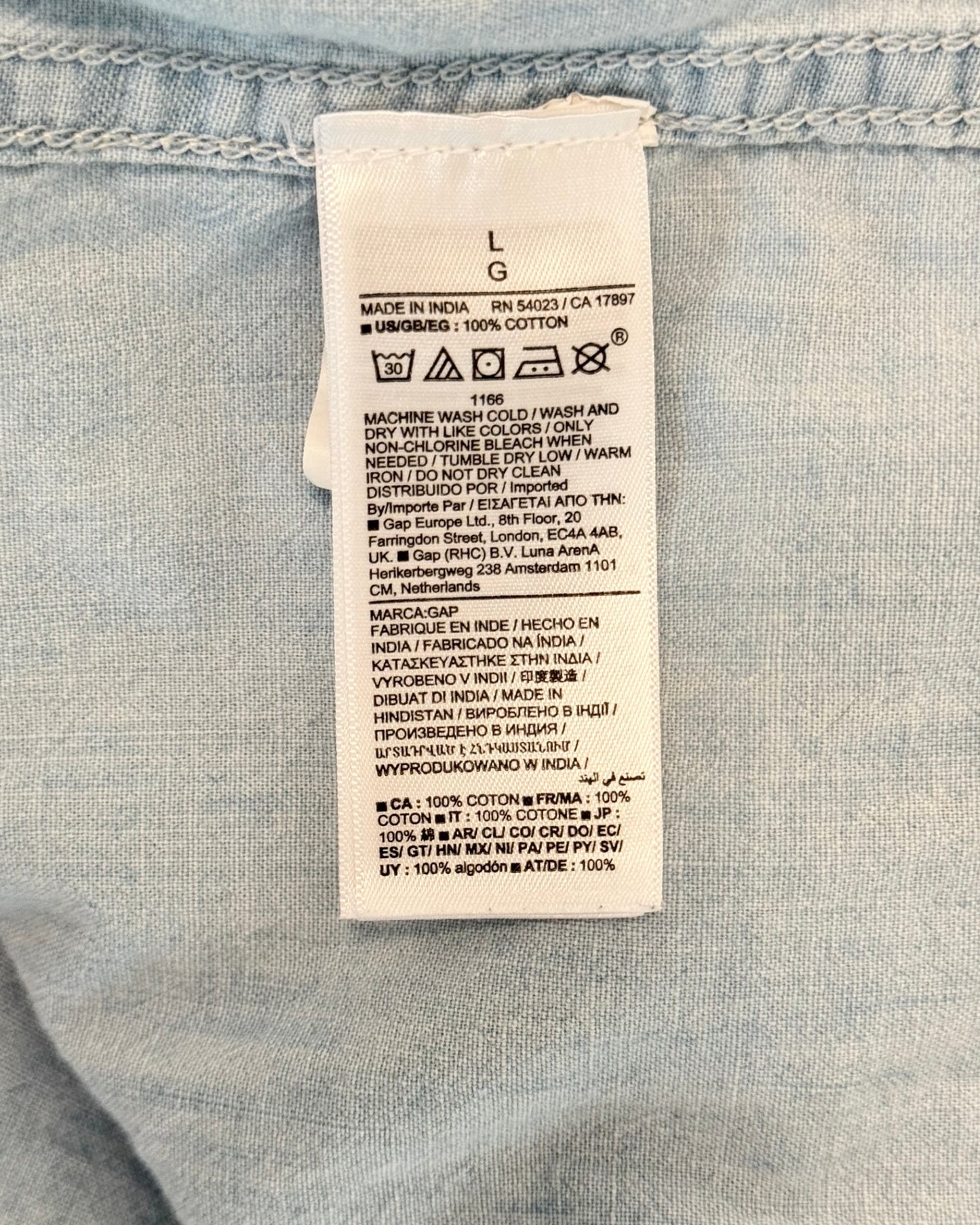 Gap Denim Big Shirt (L)
