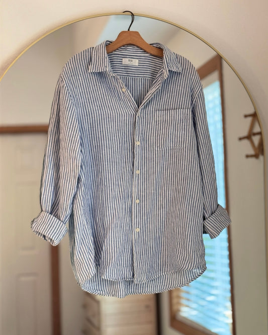 Linen Button Down Top (XL)