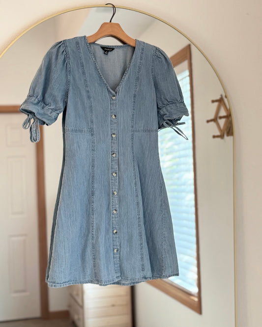 Denim Medium Wash Dress (S)