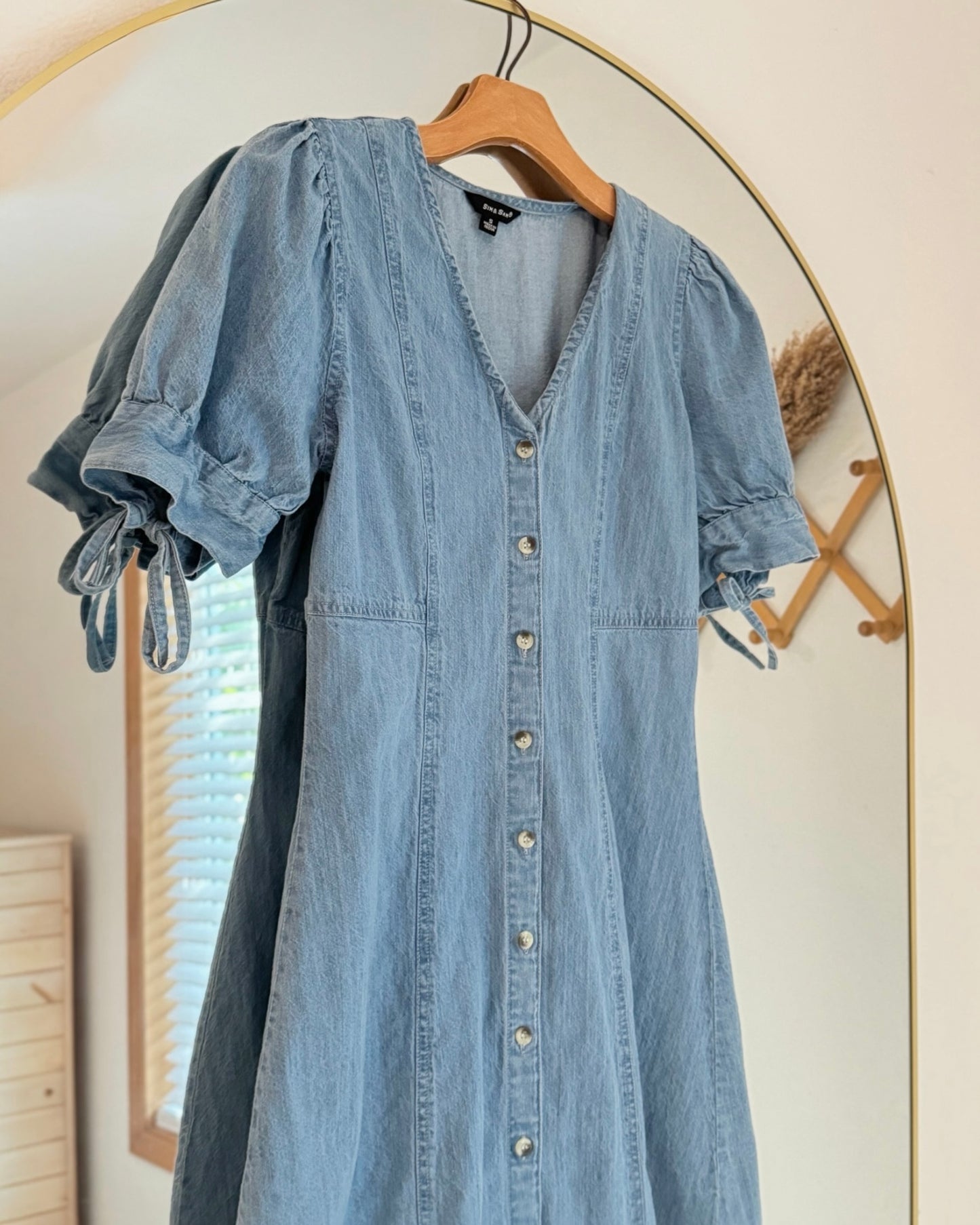Denim Medium Wash Dress (S)