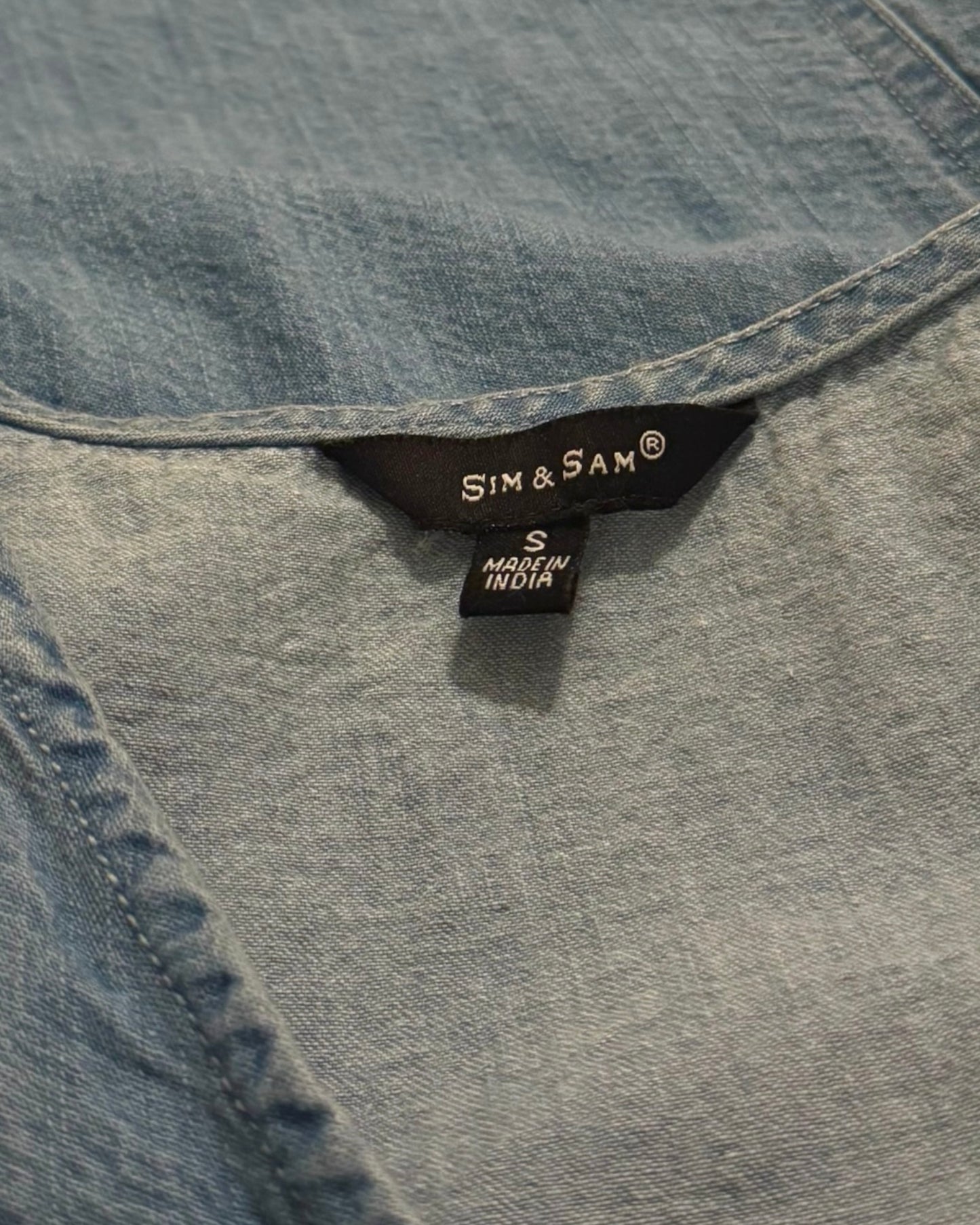 Denim Medium Wash Dress (S)