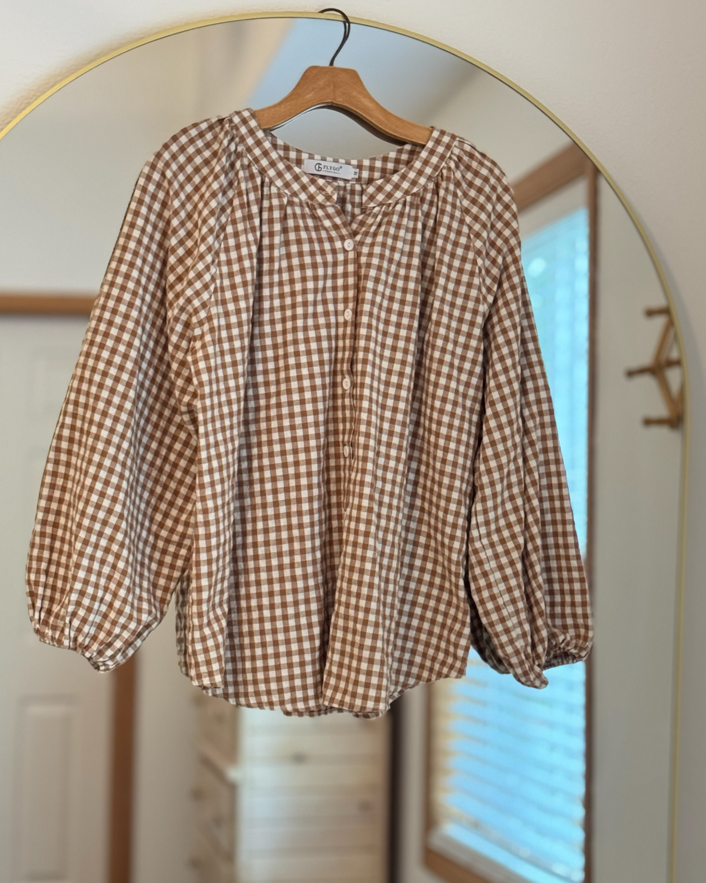 Gingham Cotton Pajama/Lounge Set (M)