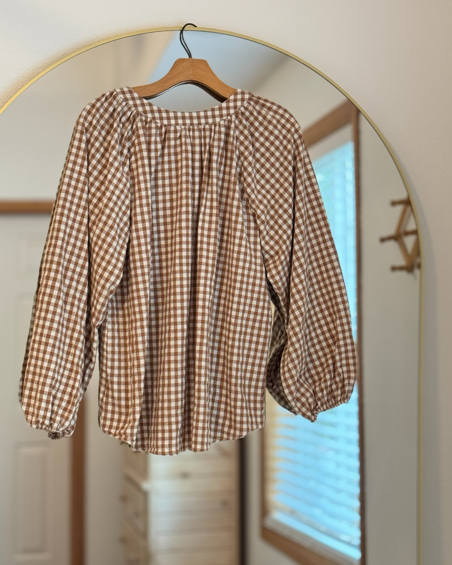 Gingham Cotton Pajama/Lounge Set (M)