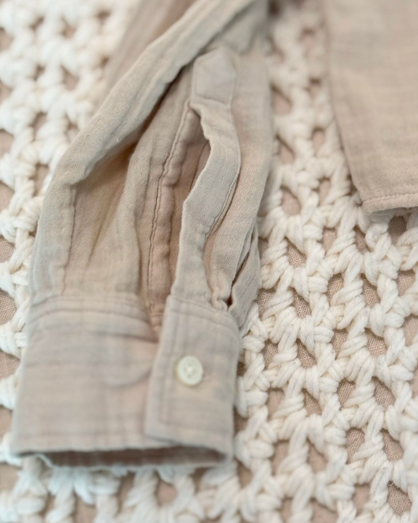 NEW Gap Crinkle Cotton Gauze Big Shirt (L)