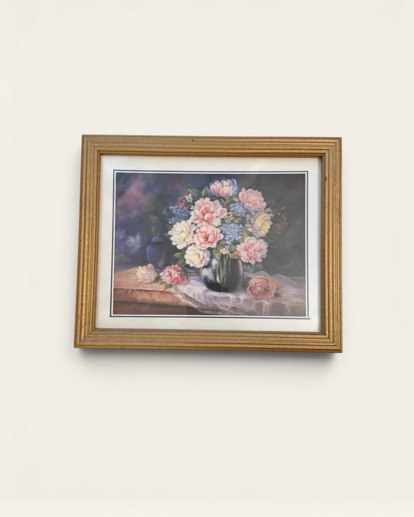 Vintage Floral Framed Print (8”x10”)
