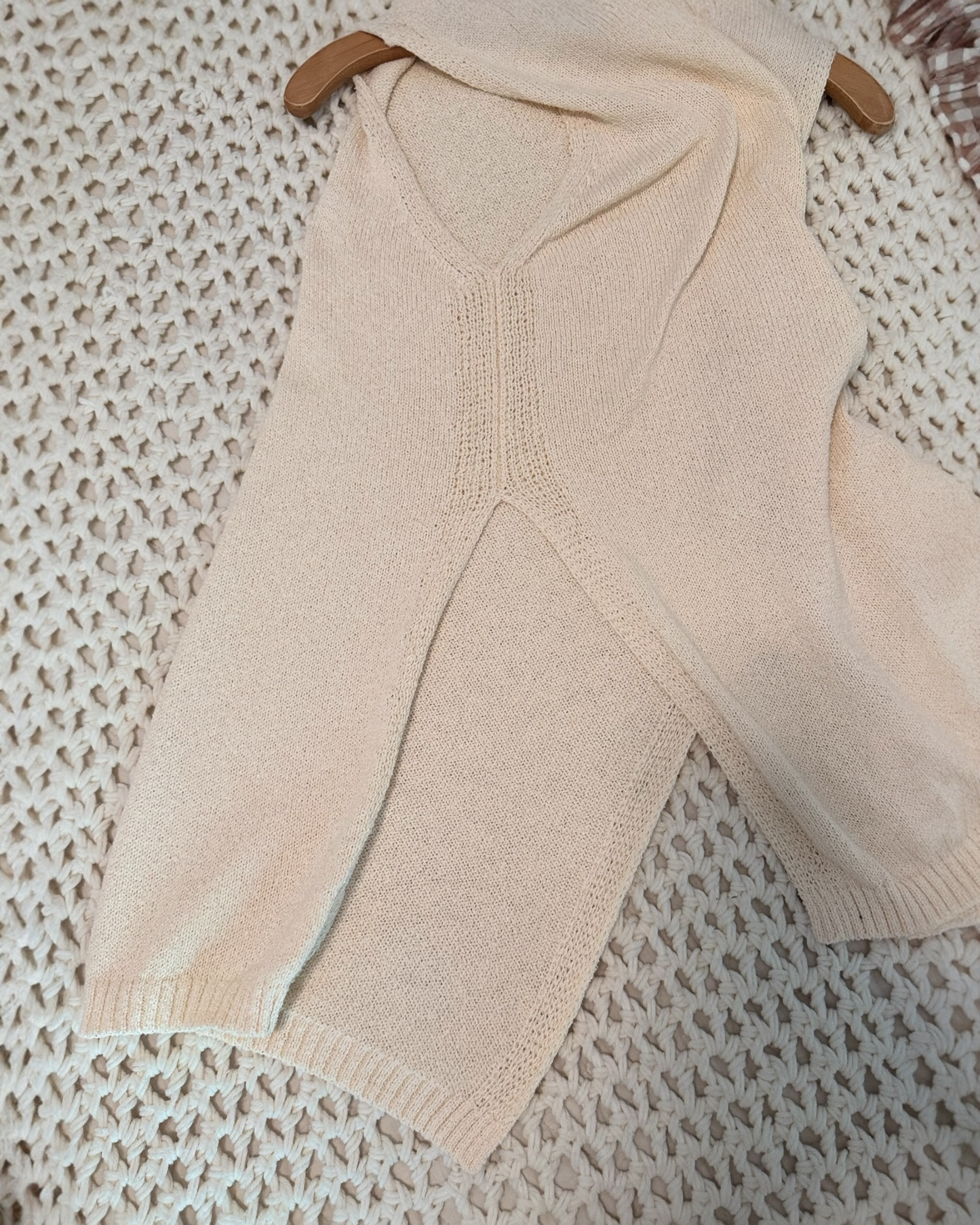 Sleeveless Sweater Lounge Set (M)