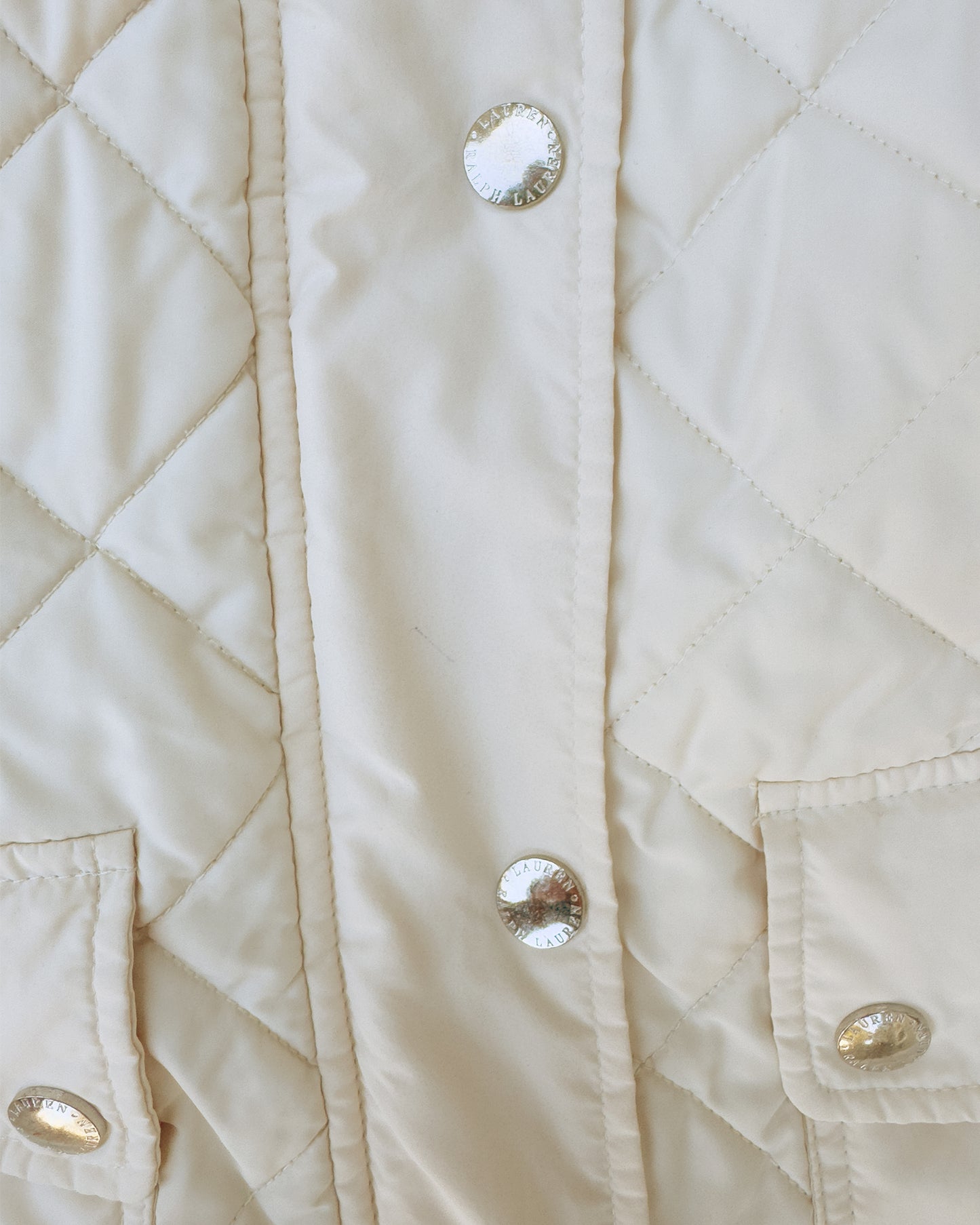 Ralph Lauren Diamond-Quilted Mockneck Jacket (L)